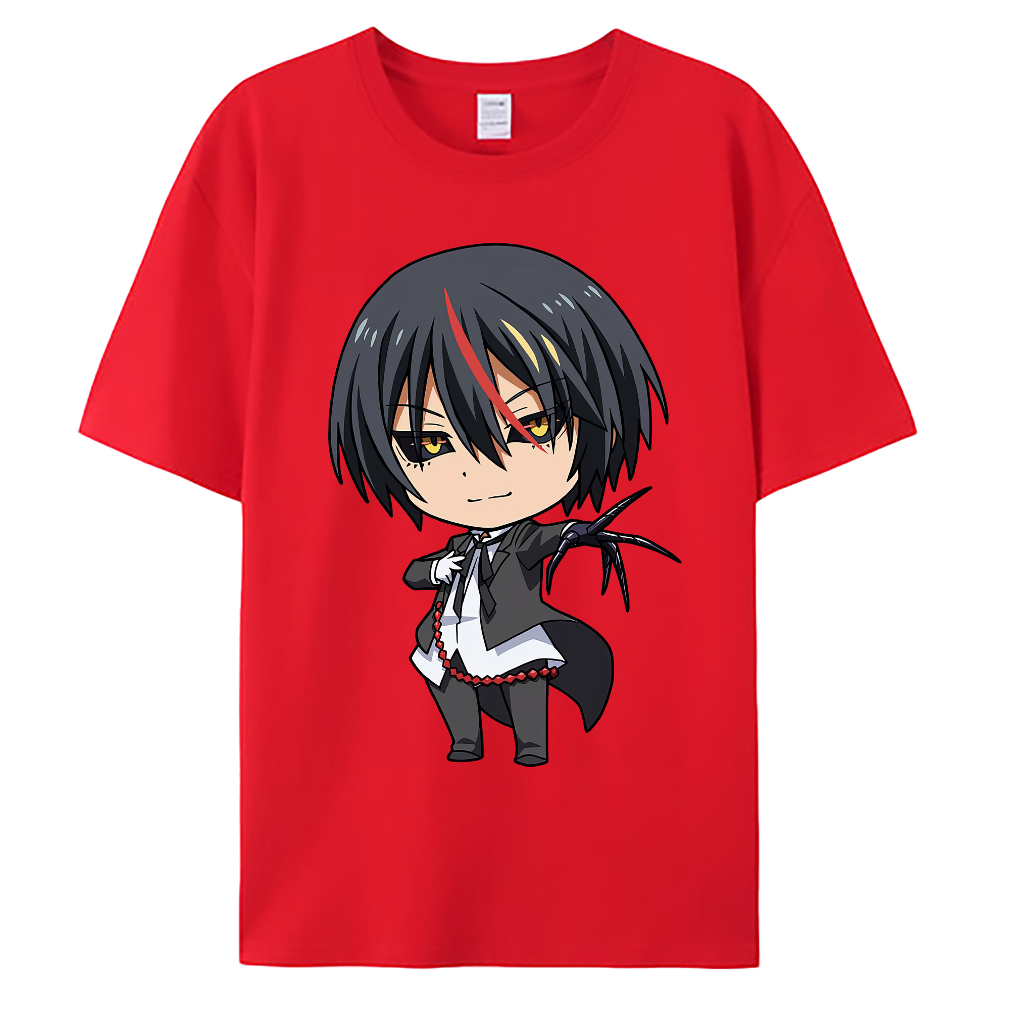 （画像用） 転スラ Regarding Reincarnated to Slime 綿100％ メンズ半袖Tシャツ｜肌触りやわらか＆通気性