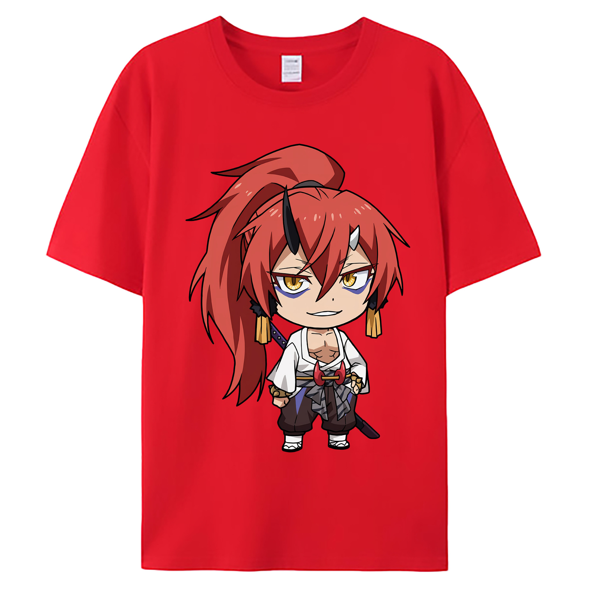 （画像用） 転スラ Regarding Reincarnated to Slime 綿100％ メンズ半袖Tシャツ｜肌触りやわらか＆通気性