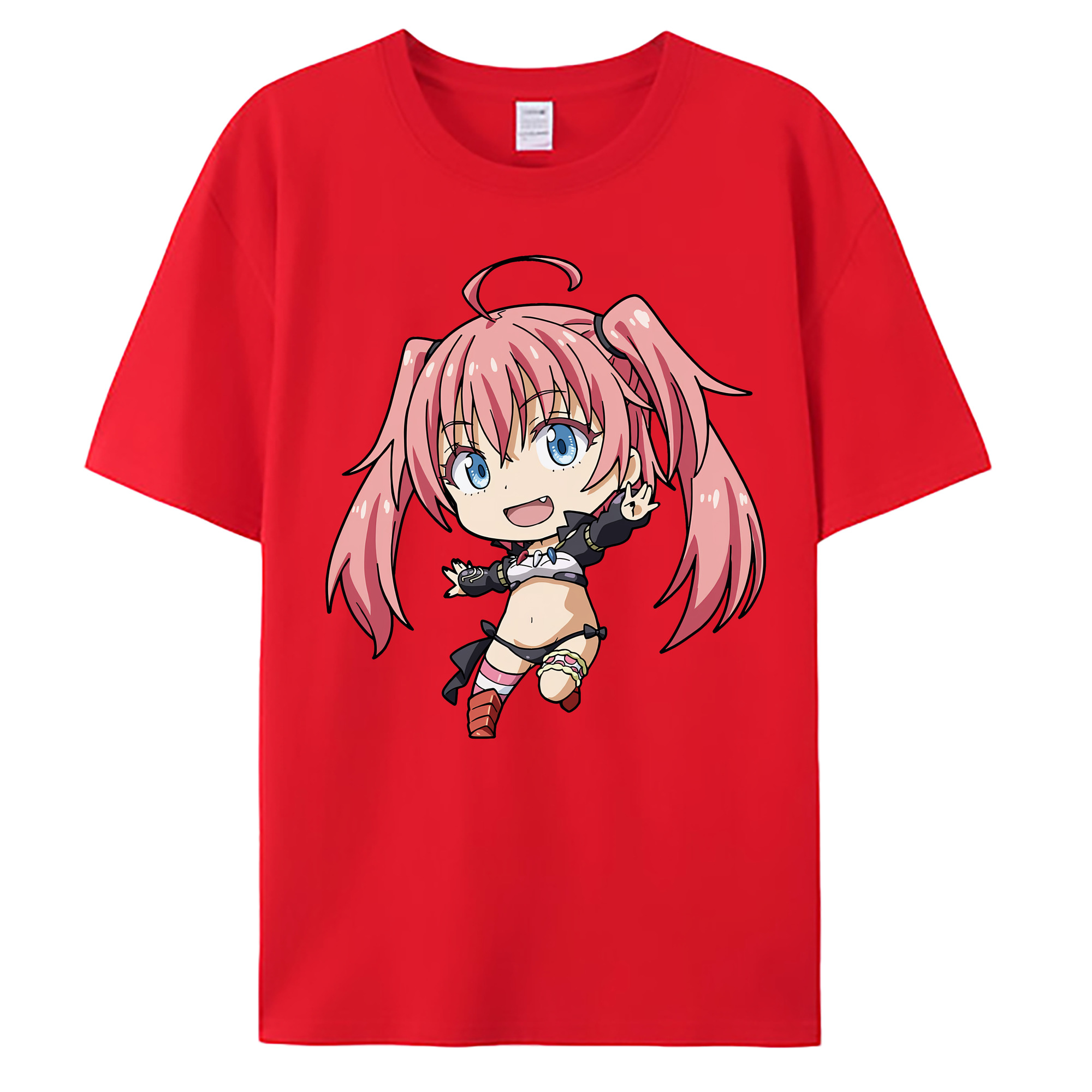 （画像用） 転スラ Regarding Reincarnated to Slime 綿100％ メンズ半袖Tシャツ｜肌触りやわらか＆通気性