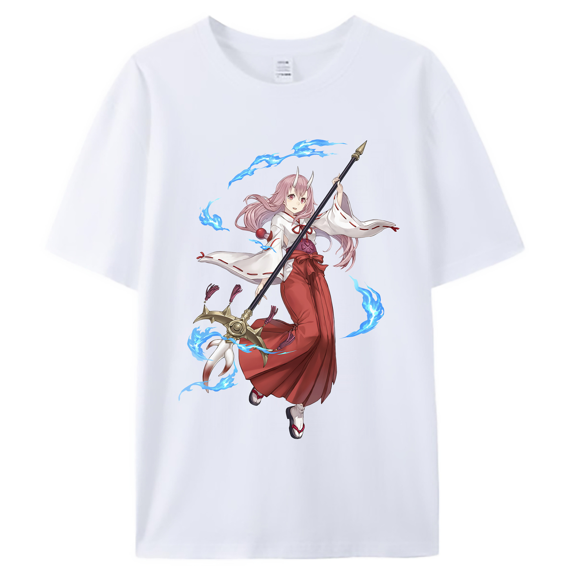 （画像用） 転スラ Regarding Reincarnated to Slime 綿100％ メンズ半袖Tシャツ｜肌触りやわらか＆通気性
