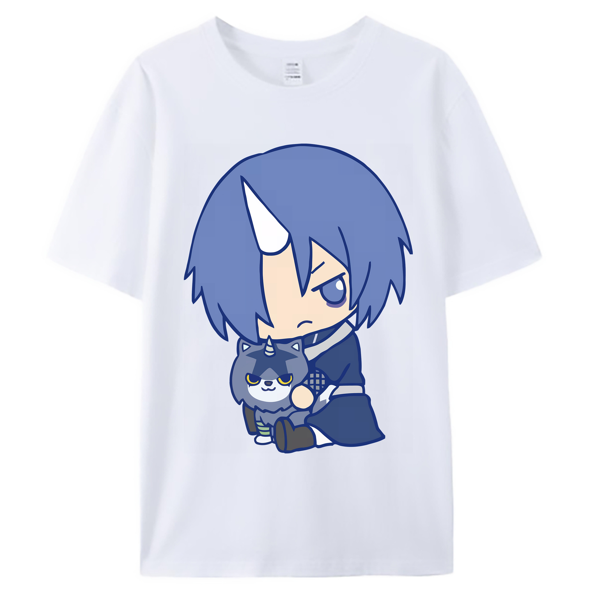 （画像用） 転スラ Regarding Reincarnated to Slime 綿100％ メンズ半袖Tシャツ｜肌触りやわらか＆通気性