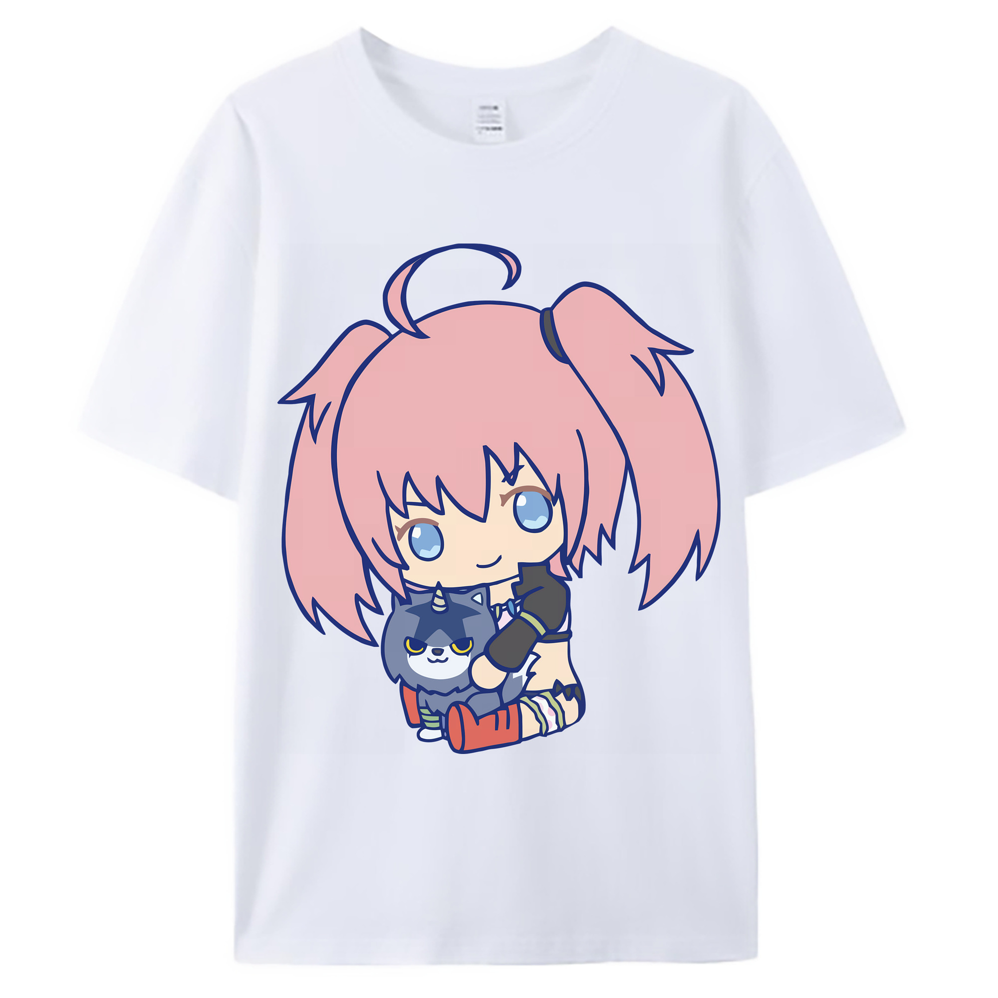 （画像用） 転スラ Regarding Reincarnated to Slime 綿100％ メンズ半袖Tシャツ｜肌触りやわらか＆通気性