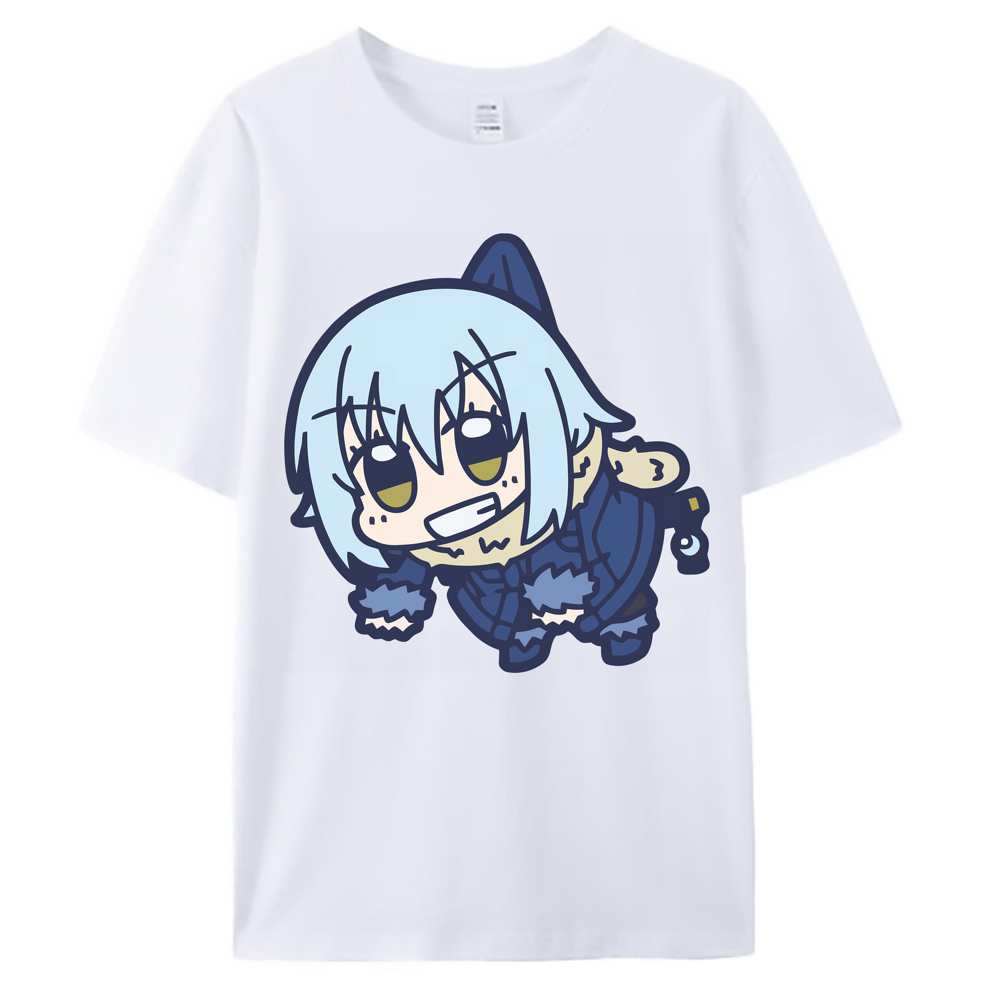 （画像用） 転スラ Regarding Reincarnated to Slime 綿100％ メンズ半袖Tシャツ｜肌触りやわらか＆通気性