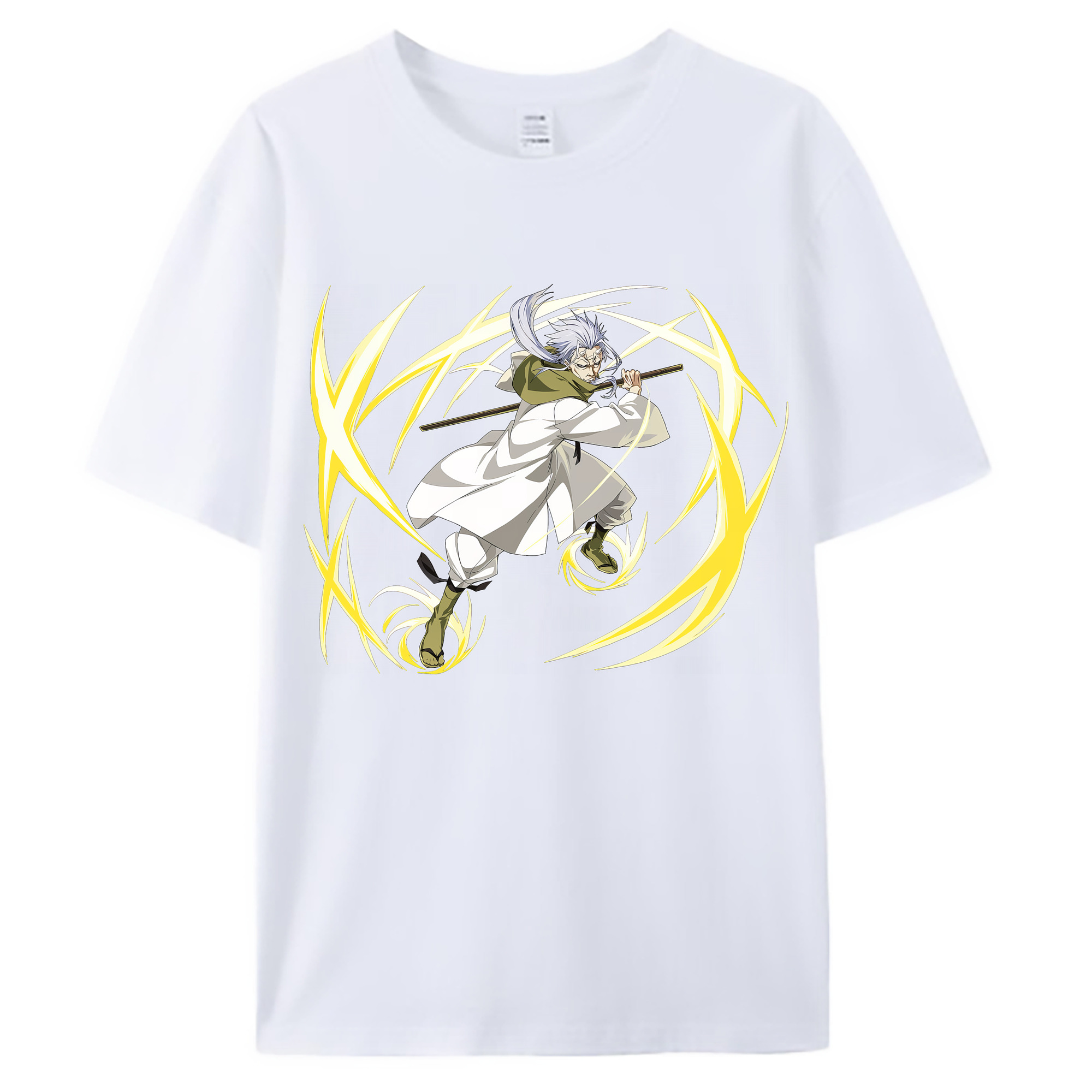 （画像用） 転スラ Regarding Reincarnated to Slime 綿100％ メンズ半袖Tシャツ｜肌触りやわらか＆通気性