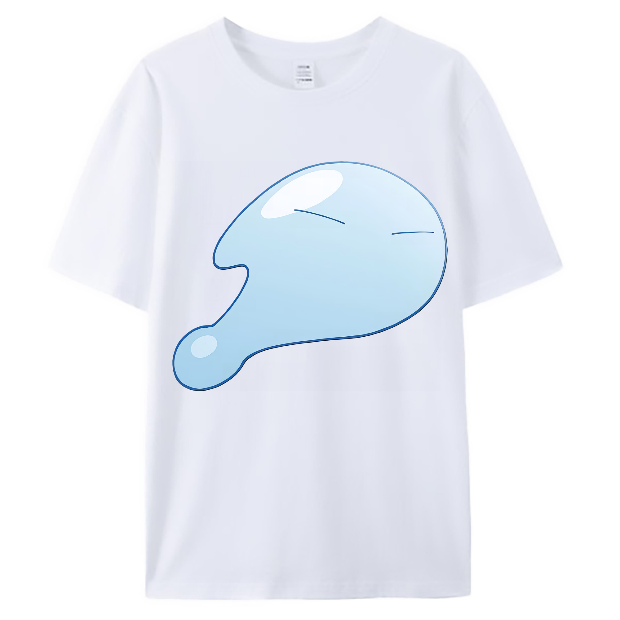 （画像用） 転スラ Regarding Reincarnated to Slime 綿100％ メンズ半袖Tシャツ｜肌触りやわらか＆通気性