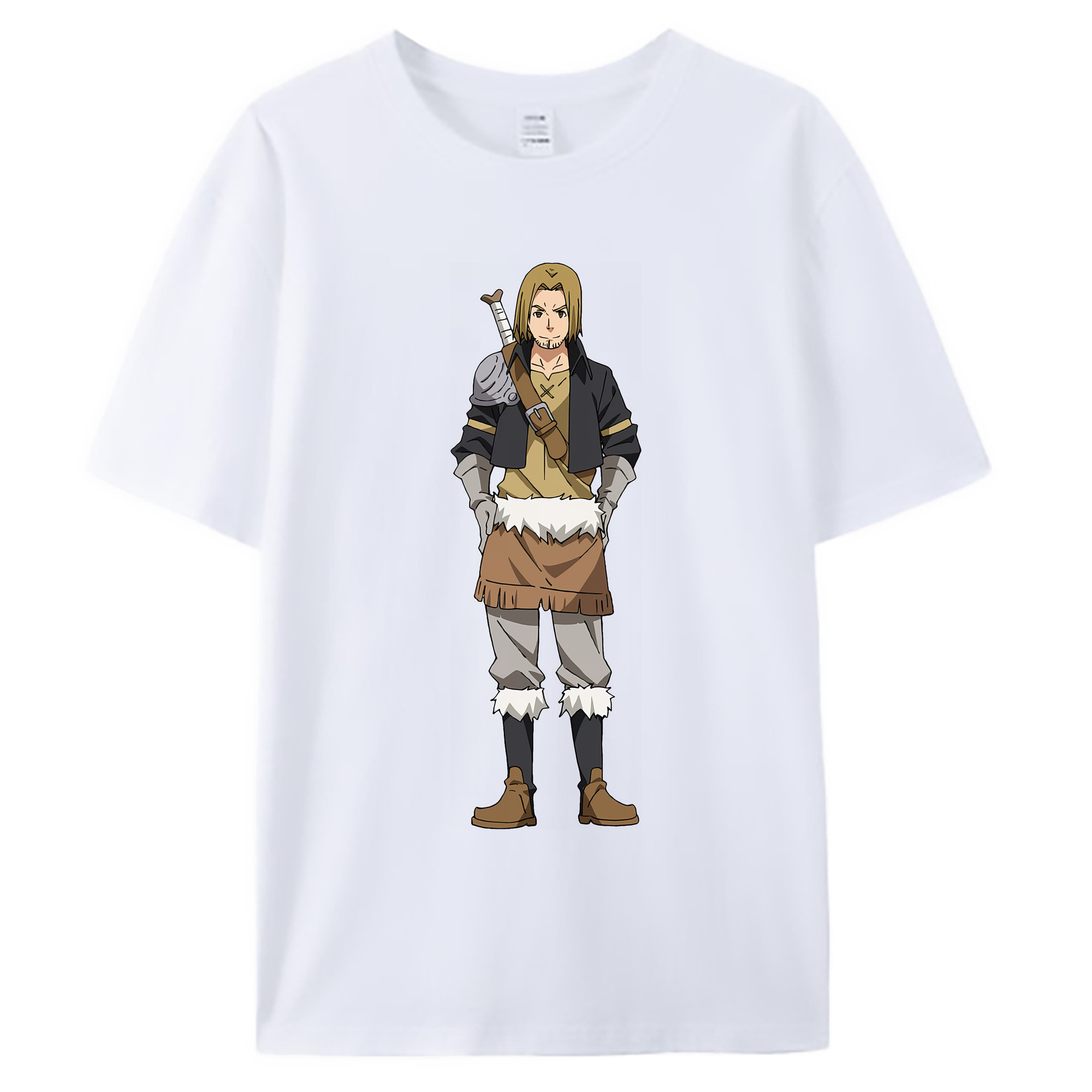 （画像用） 転スラ Regarding Reincarnated to Slime 綿100％ メンズ半袖Tシャツ｜肌触りやわらか＆通気性