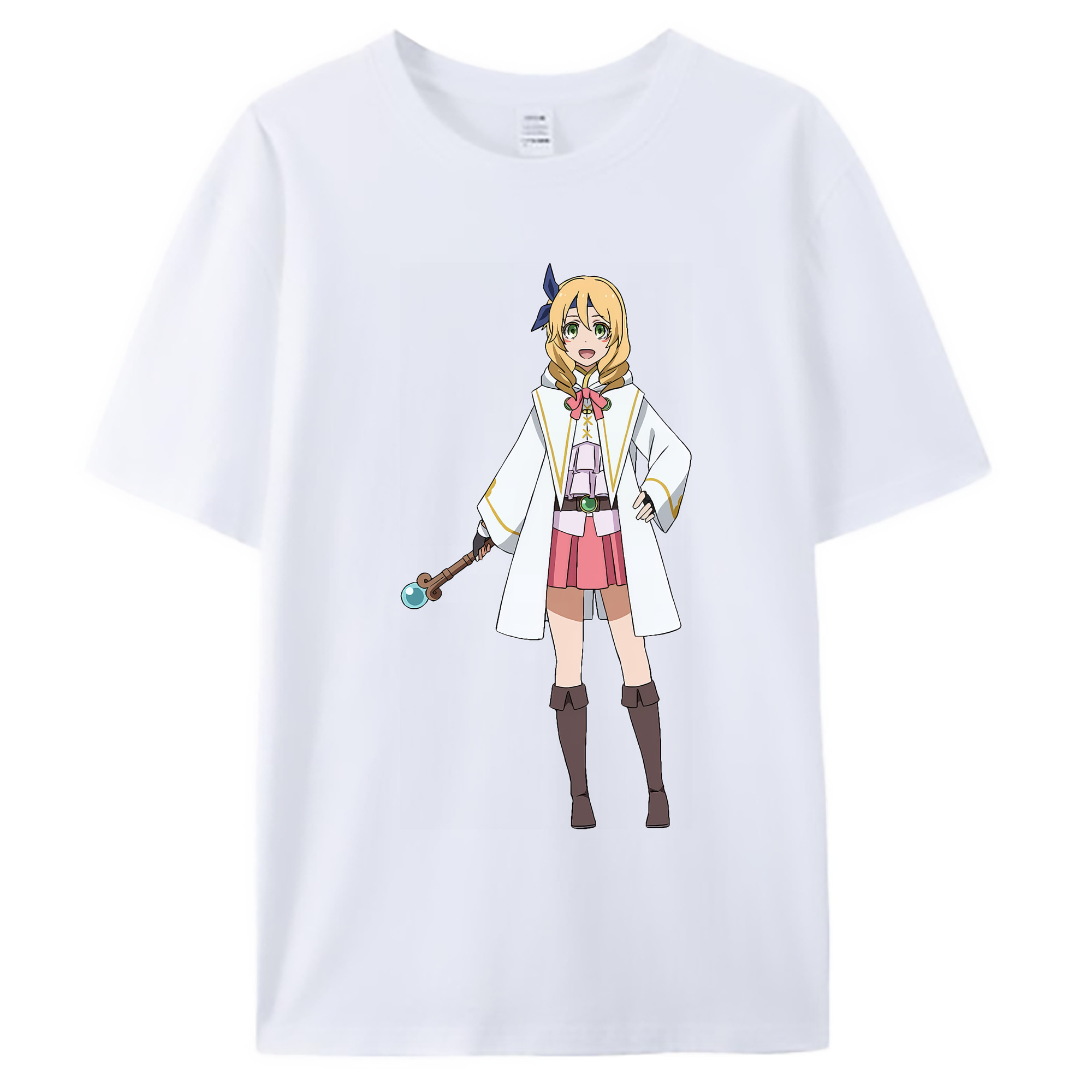 （画像用） 転スラ Regarding Reincarnated to Slime 綿100％ メンズ半袖Tシャツ｜肌触りやわらか＆通気性