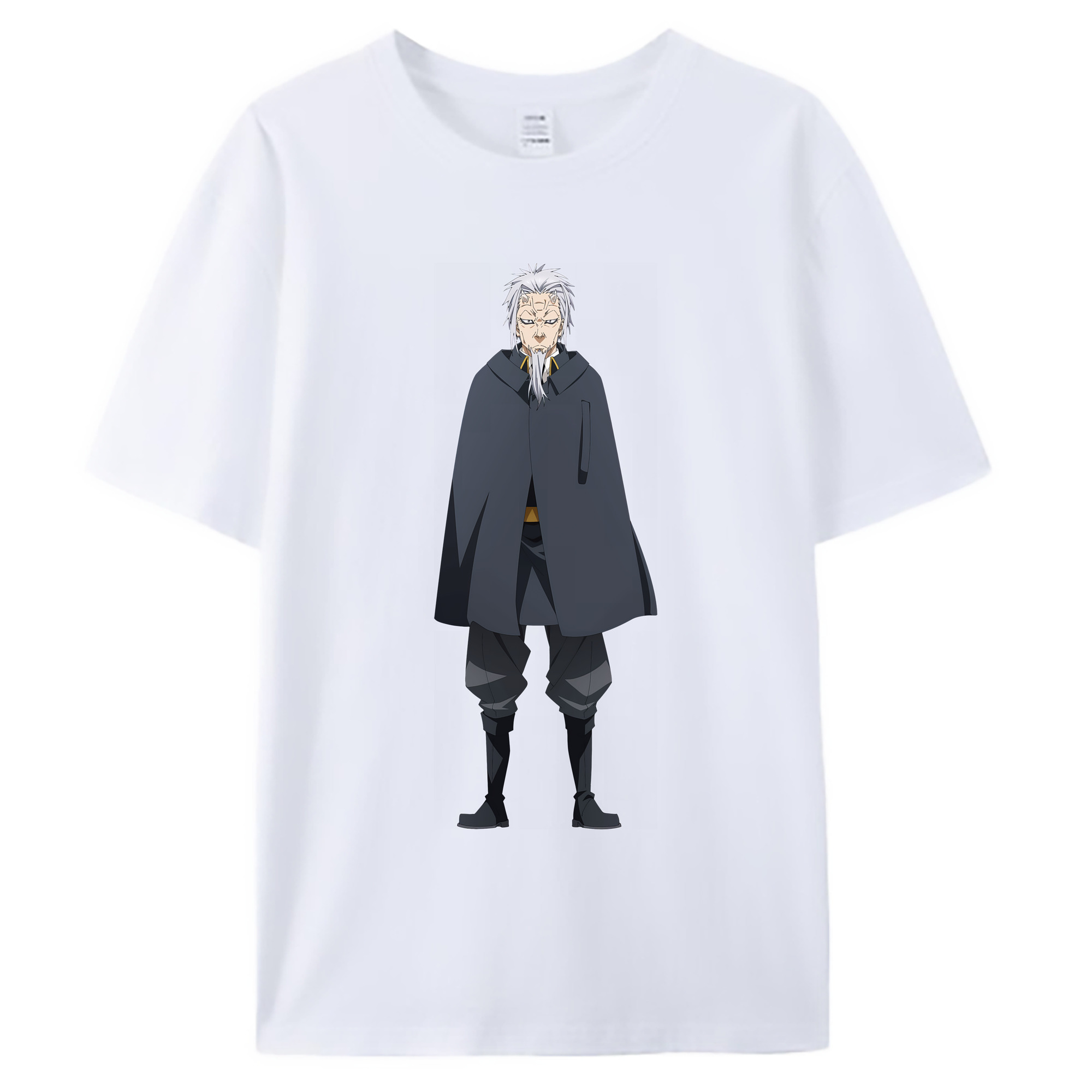 （画像用） 転スラ Regarding Reincarnated to Slime 綿100％ メンズ半袖Tシャツ｜肌触りやわらか＆通気性