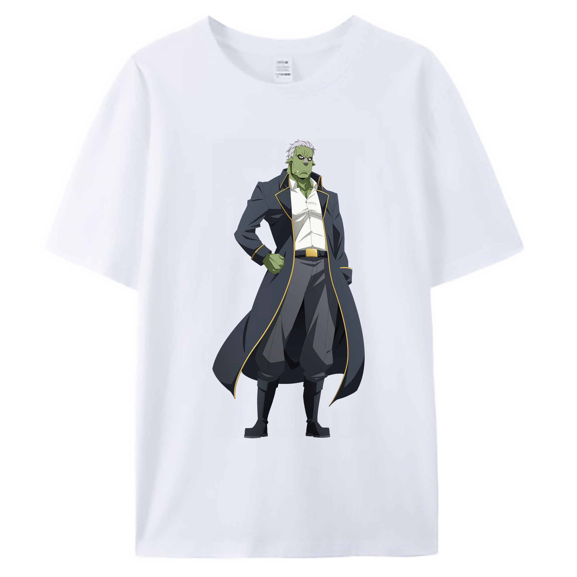 （画像用） 転スラ Regarding Reincarnated to Slime 綿100％ メンズ半袖Tシャツ｜肌触りやわらか＆通気性
