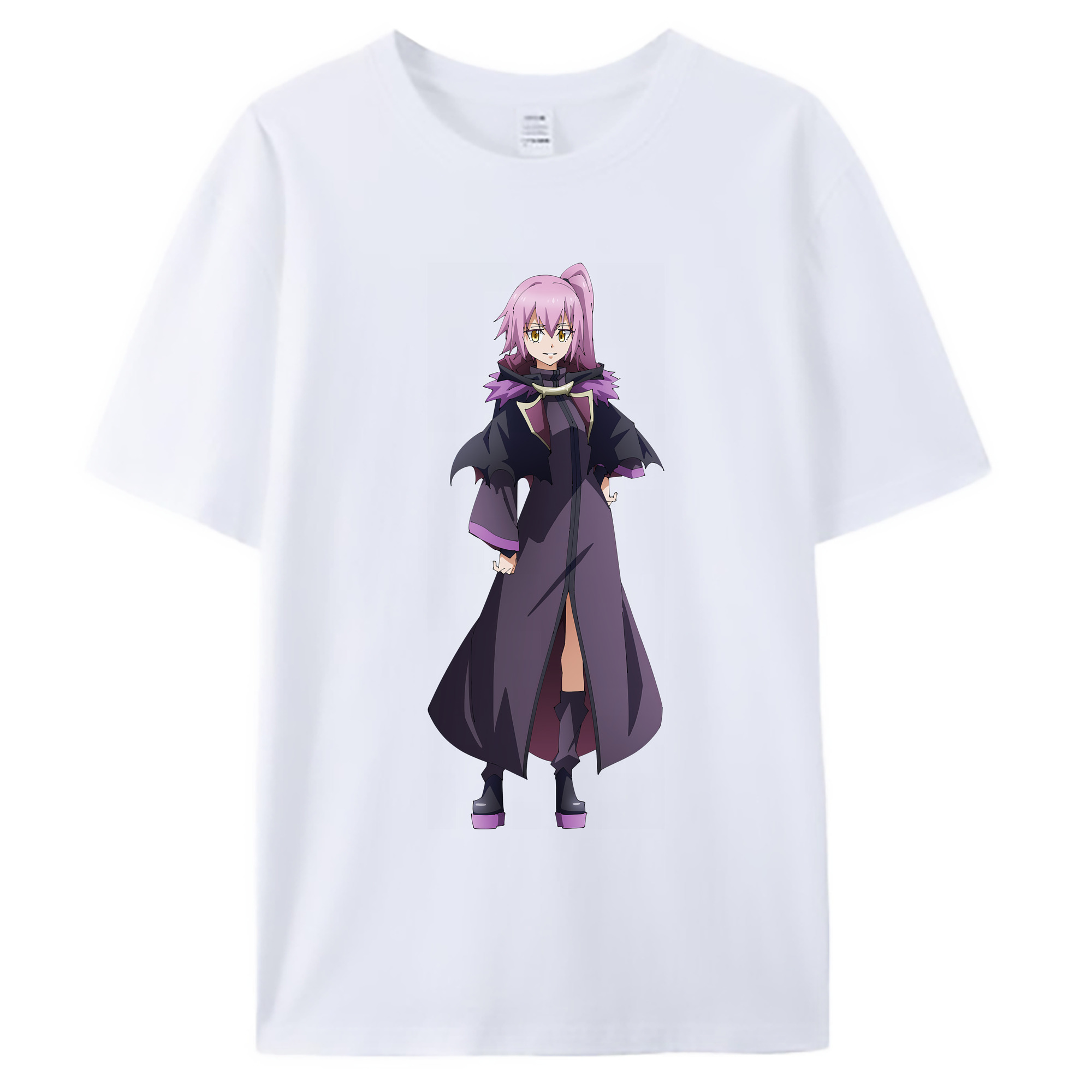 （画像用） 転スラ Regarding Reincarnated to Slime 綿100％ メンズ半袖Tシャツ｜肌触りやわらか＆通気性