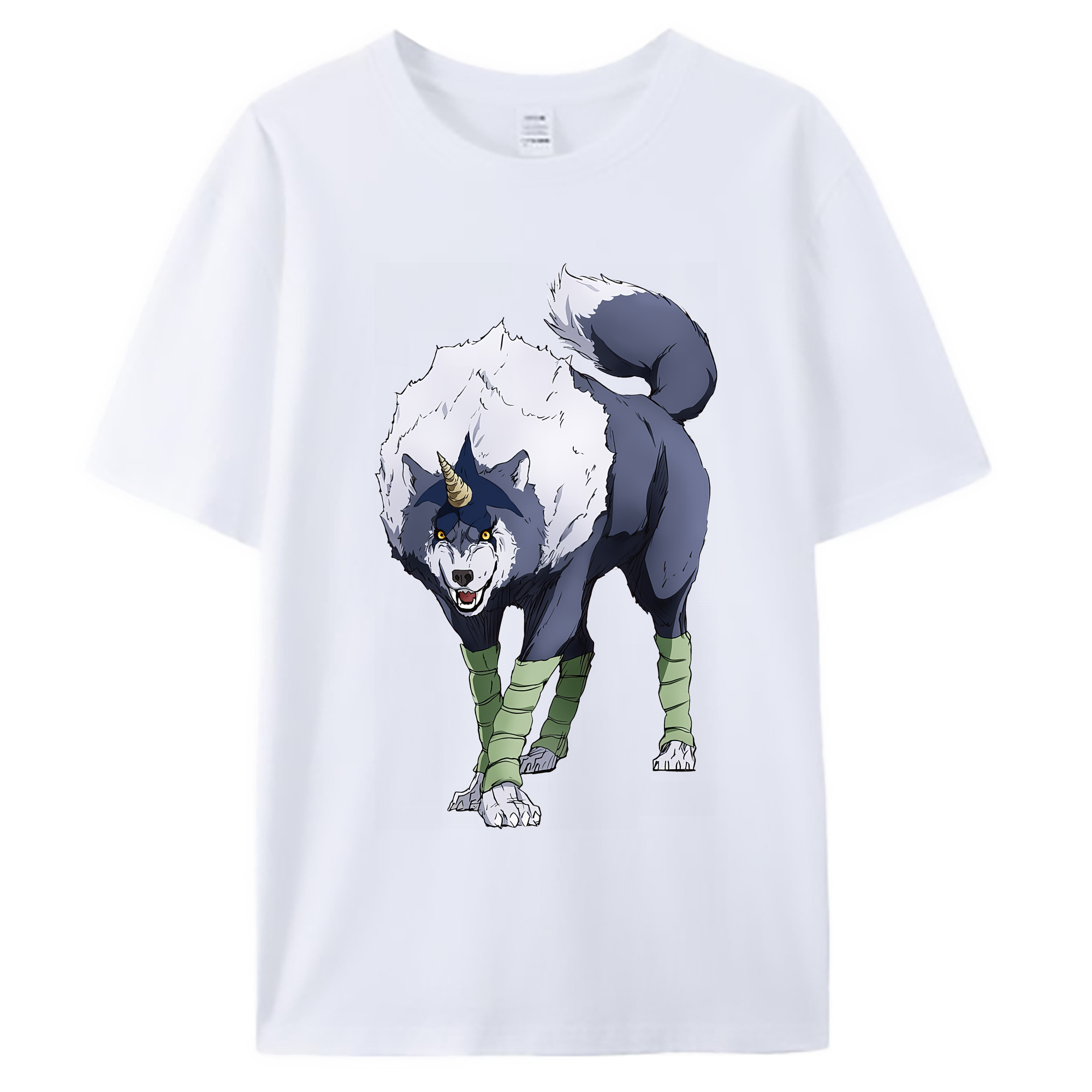 （画像用） 転スラ Regarding Reincarnated to Slime 綿100％ メンズ半袖Tシャツ｜肌触りやわらか＆通気性