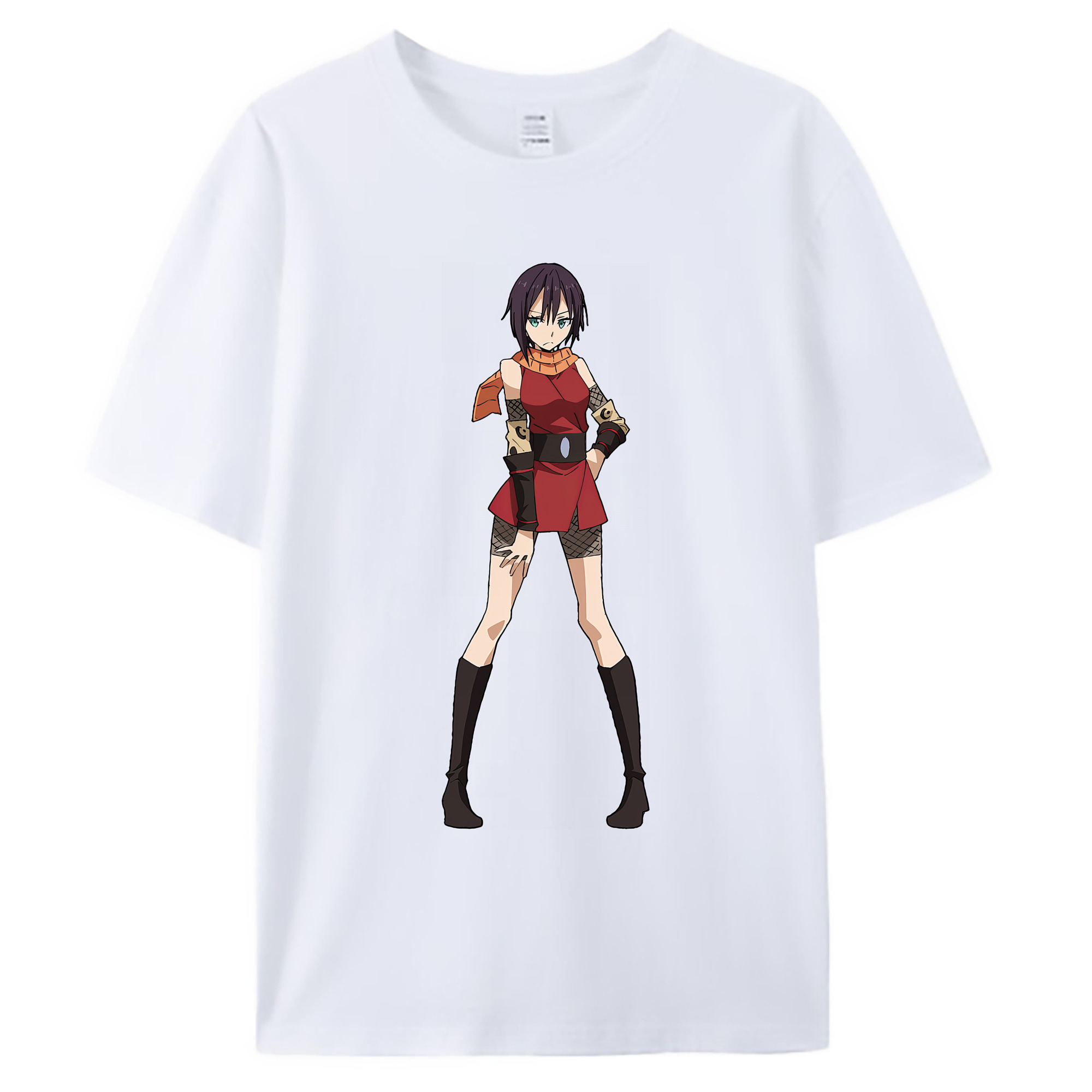 （画像用） 転スラ Regarding Reincarnated to Slime 綿100％ メンズ半袖Tシャツ｜肌触りやわらか＆通気性