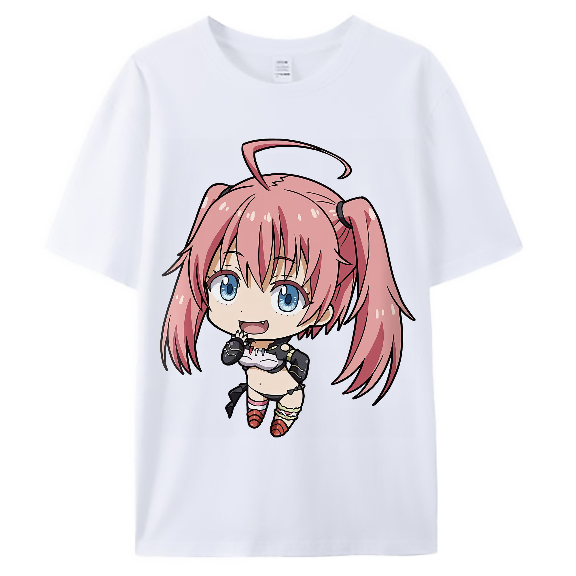 （画像用） 転スラ Regarding Reincarnated to Slime 綿100％ メンズ半袖Tシャツ｜肌触りやわらか＆通気性