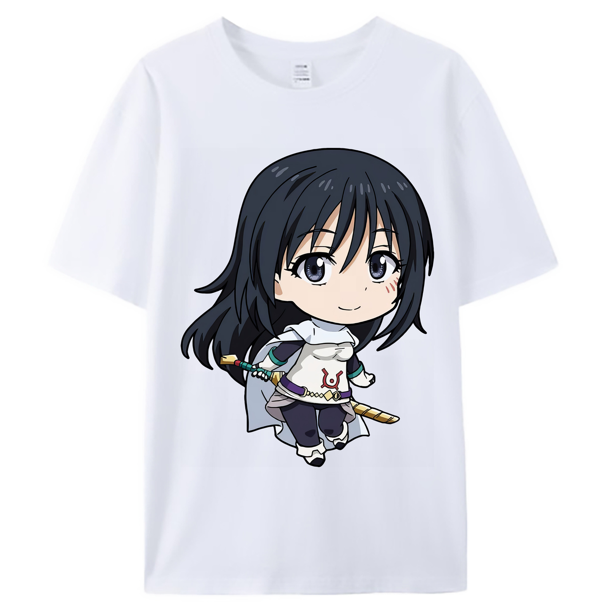 （画像用） 転スラ Regarding Reincarnated to Slime 綿100％ メンズ半袖Tシャツ｜肌触りやわらか＆通気性