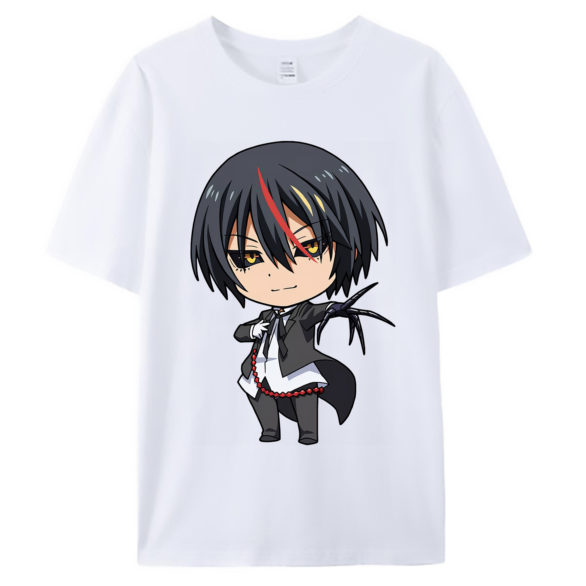 （画像用） 転スラ Regarding Reincarnated to Slime 綿100％ メンズ半袖Tシャツ｜肌触りやわらか＆通気性