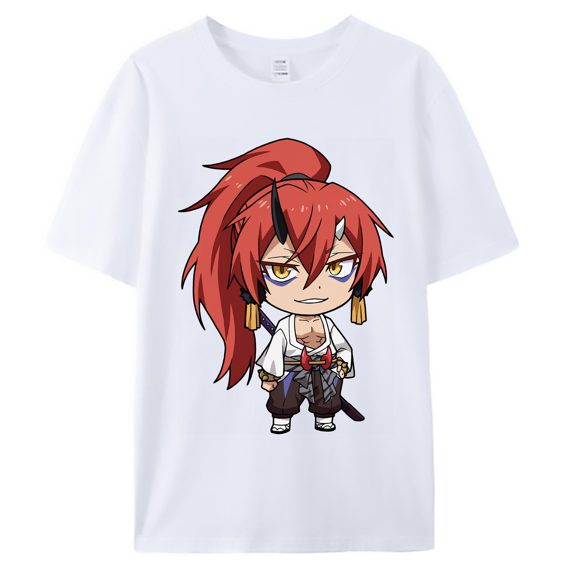 （画像用） 転スラ Regarding Reincarnated to Slime 綿100％ メンズ半袖Tシャツ｜肌触りやわらか＆通気性