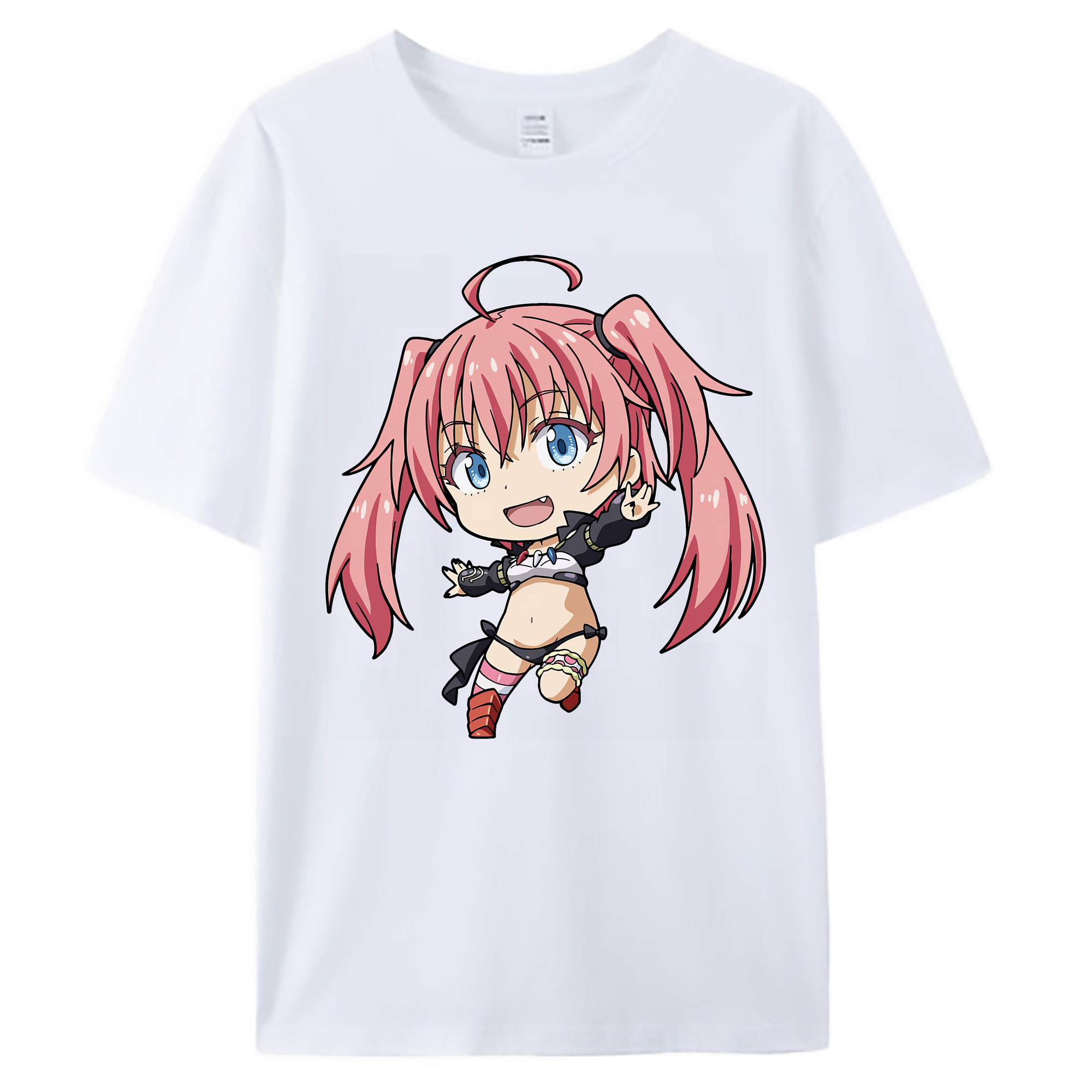（画像用） 転スラ Regarding Reincarnated to Slime 綿100％ メンズ半袖Tシャツ｜肌触りやわらか＆通気性