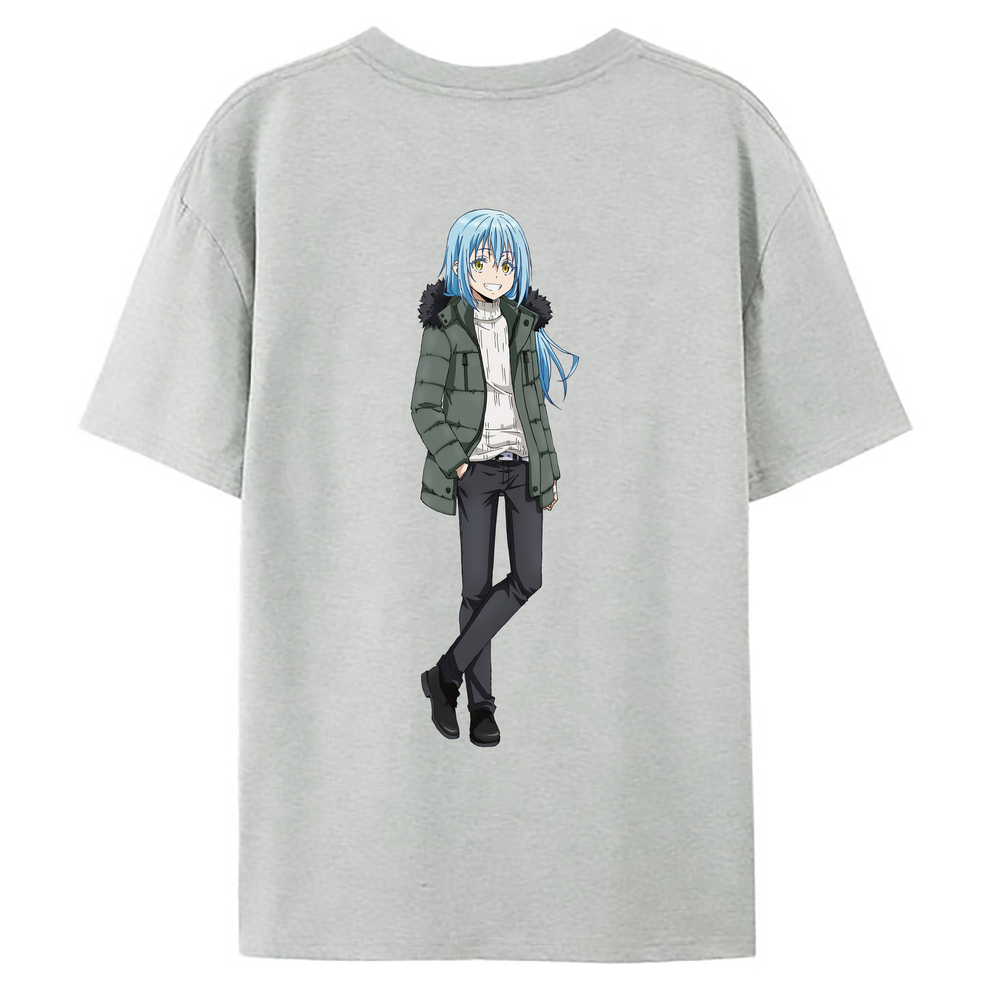 （画像用） 転スラ Regarding Reincarnated to Slime レディース半袖Tシャツ(バックプリント)