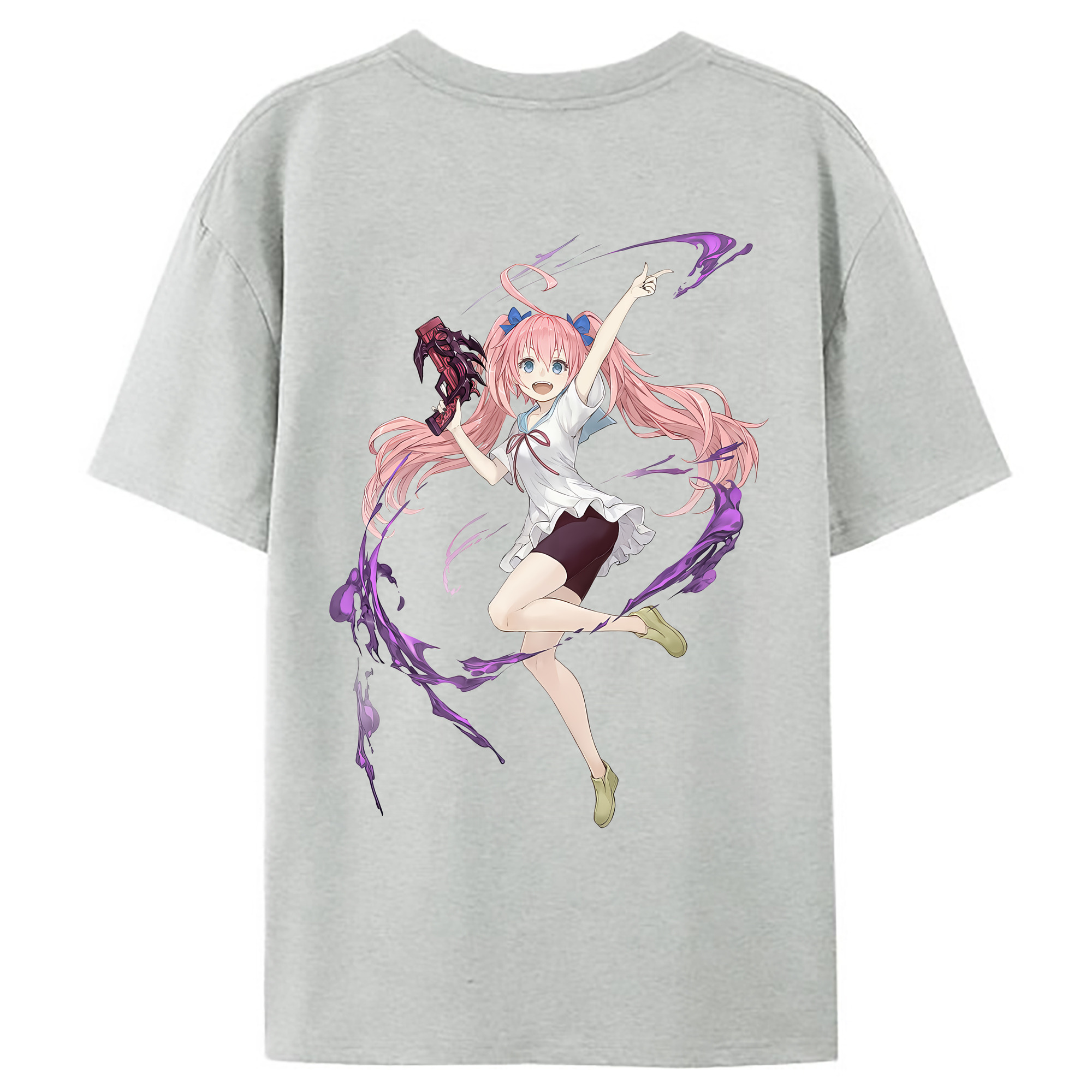 （画像用） 転スラ Regarding Reincarnated to Slime レディース半袖Tシャツ(バックプリント)