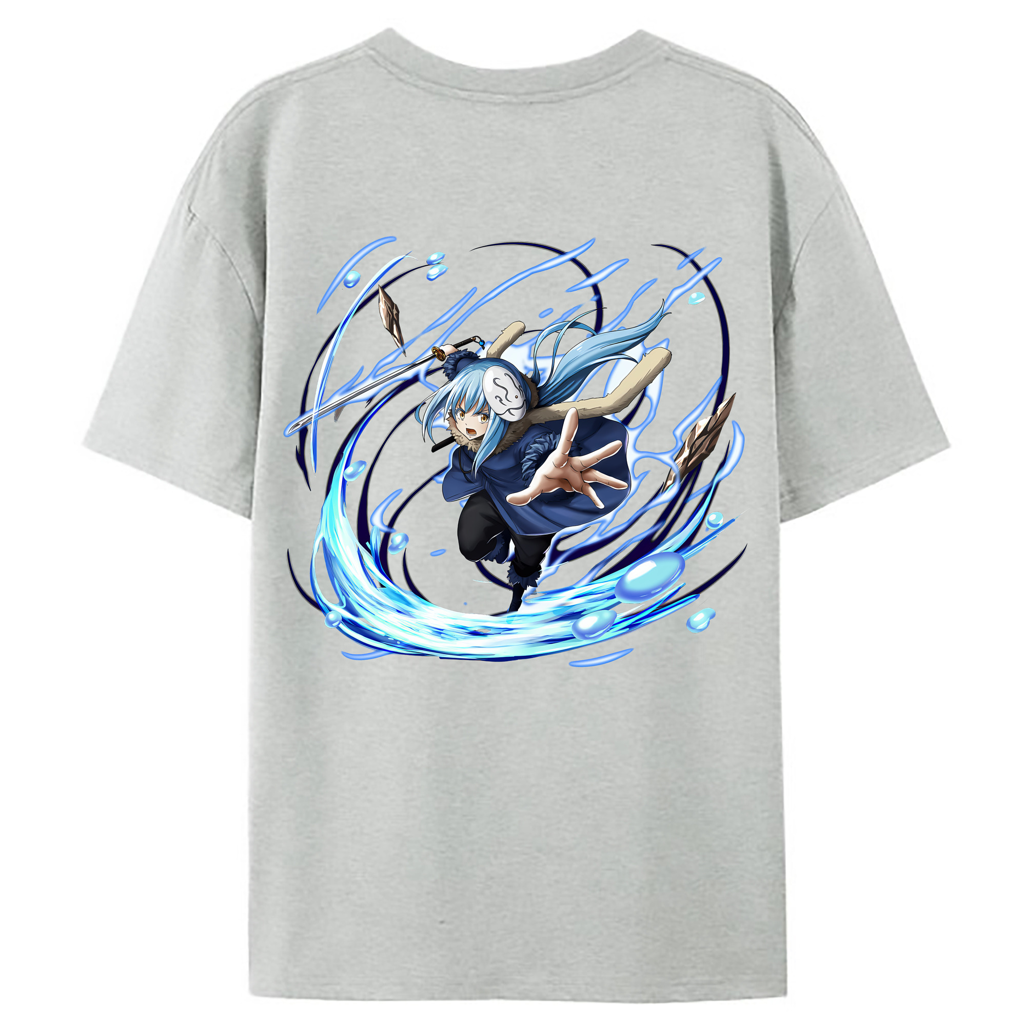 （画像用） 転スラ Regarding Reincarnated to Slime レディース半袖Tシャツ(バックプリント)
