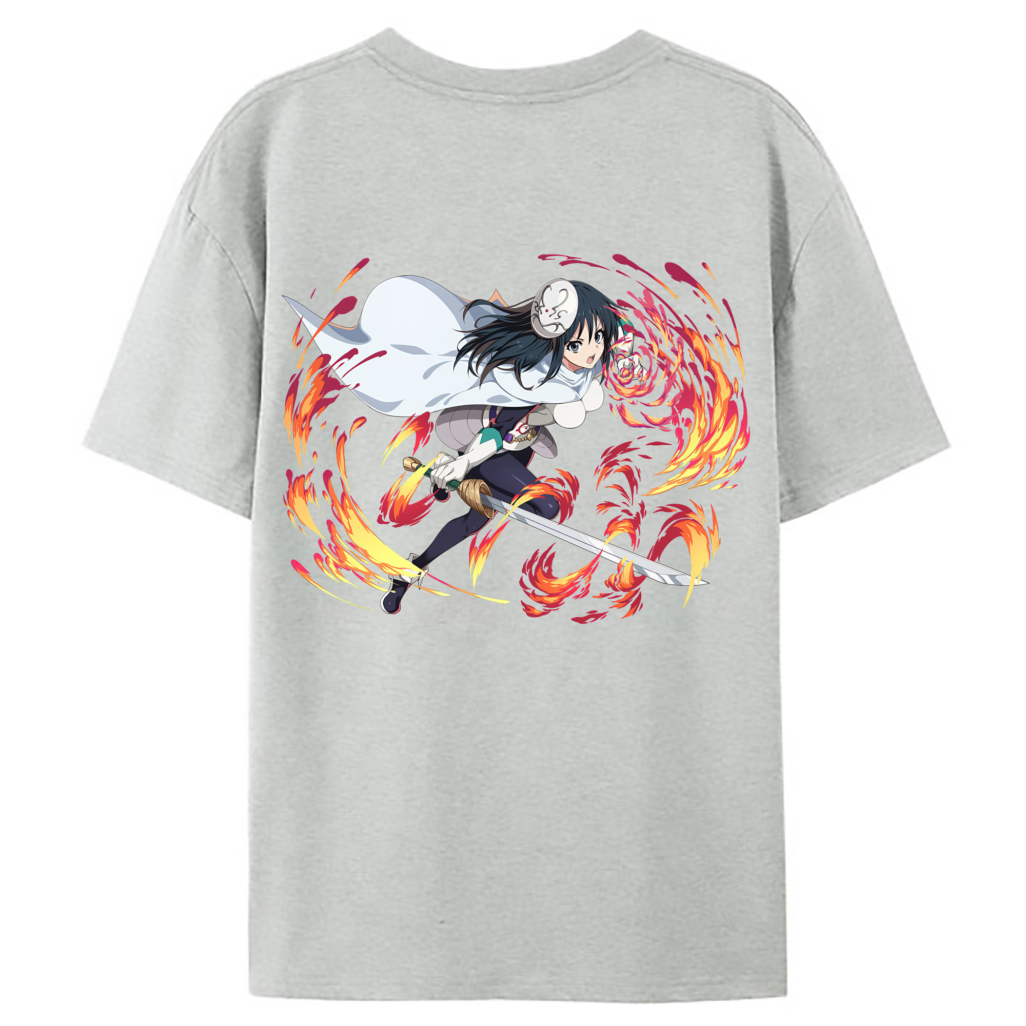 （画像用） 転スラ Regarding Reincarnated to Slime レディース半袖Tシャツ(バックプリント)