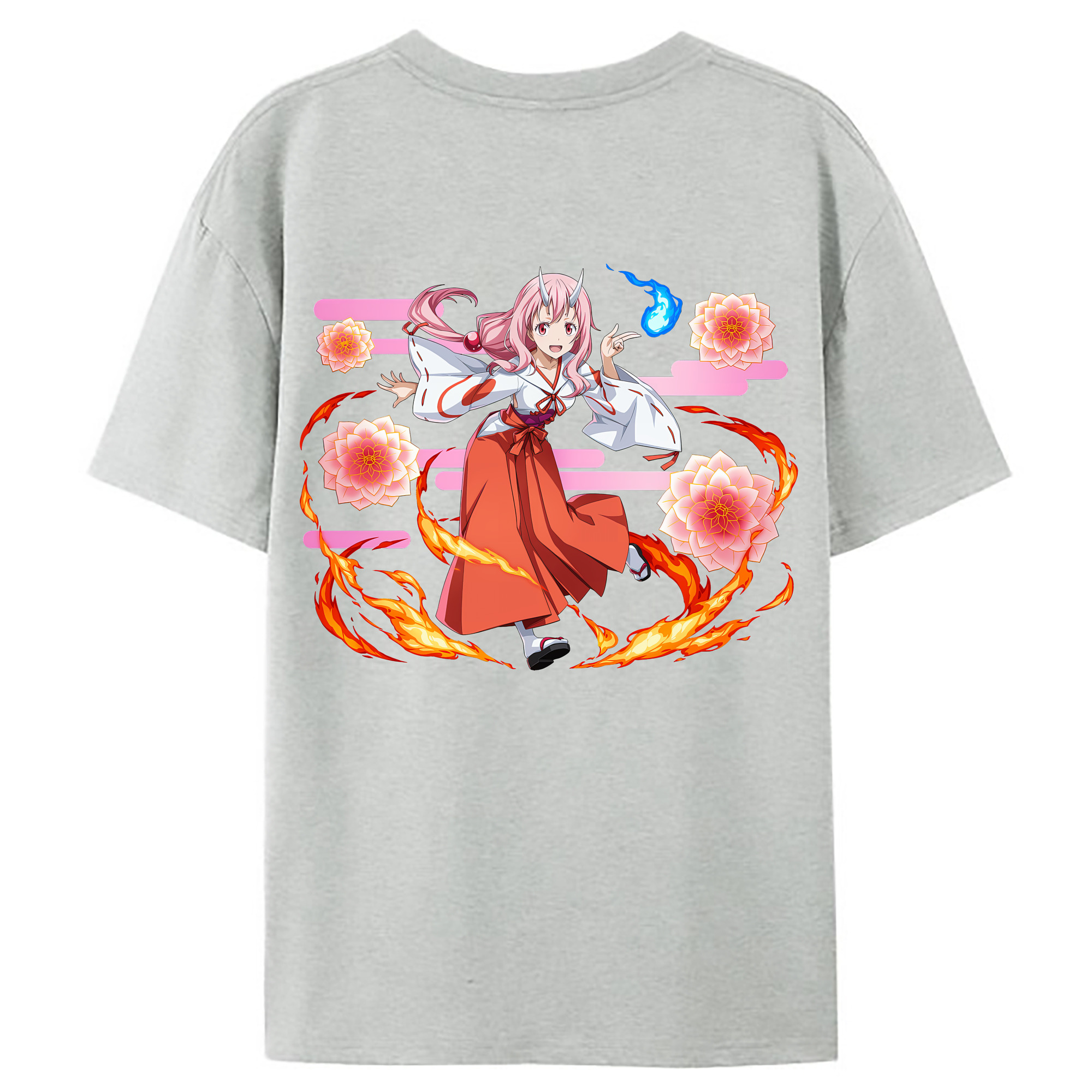 （画像用） 転スラ Regarding Reincarnated to Slime レディース半袖Tシャツ(バックプリント)
