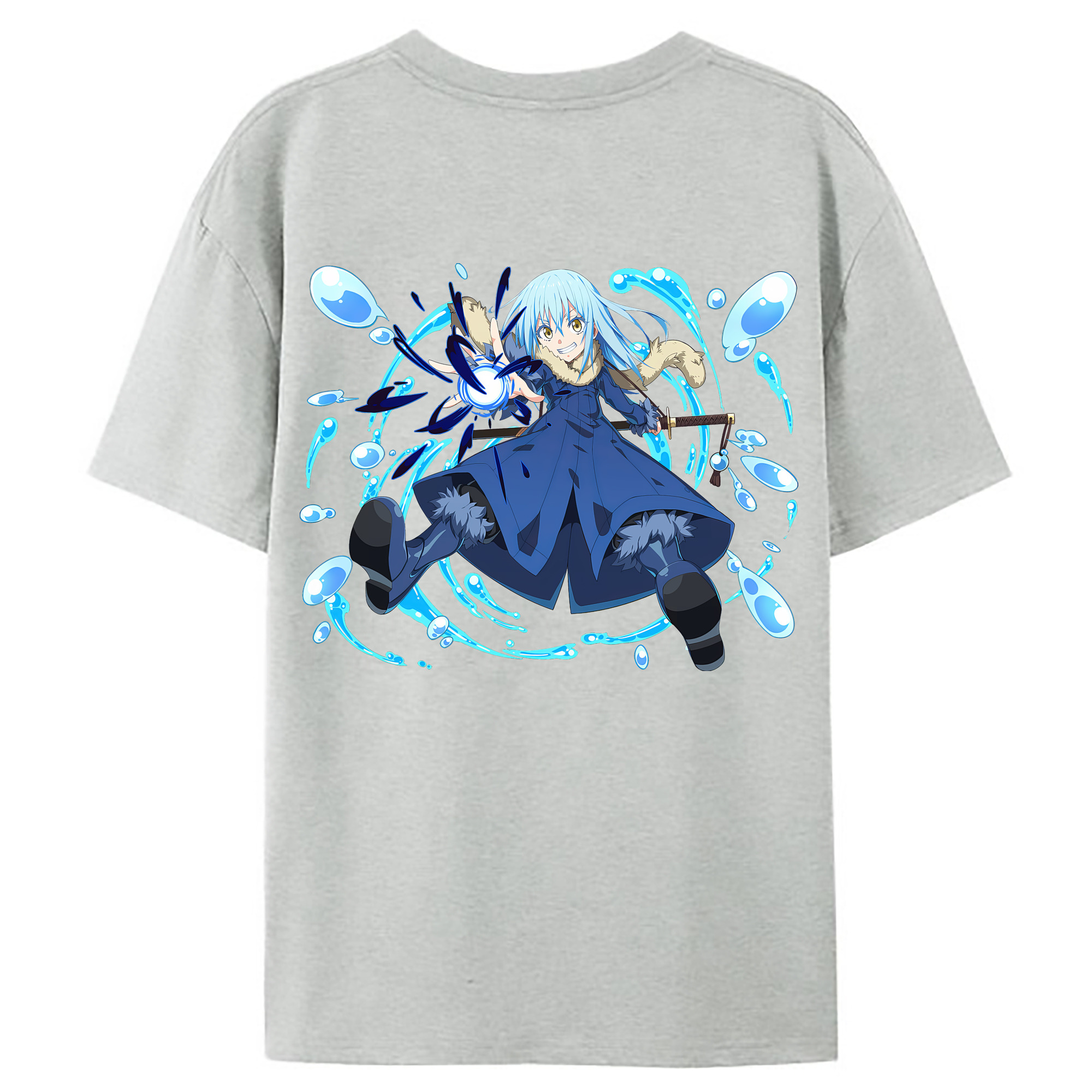 （画像用） 転スラ Regarding Reincarnated to Slime レディース半袖Tシャツ(バックプリント)