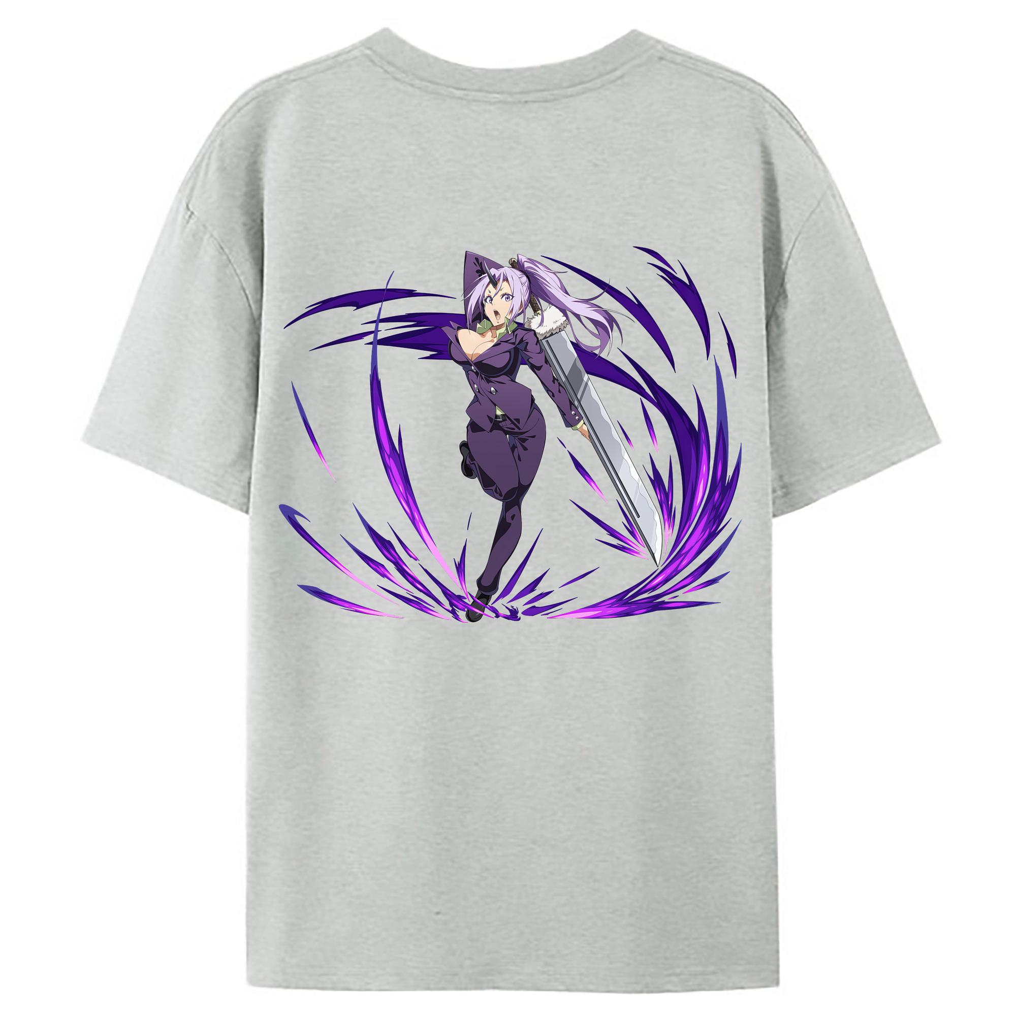 （画像用） 転スラ Regarding Reincarnated to Slime レディース半袖Tシャツ(バックプリント)