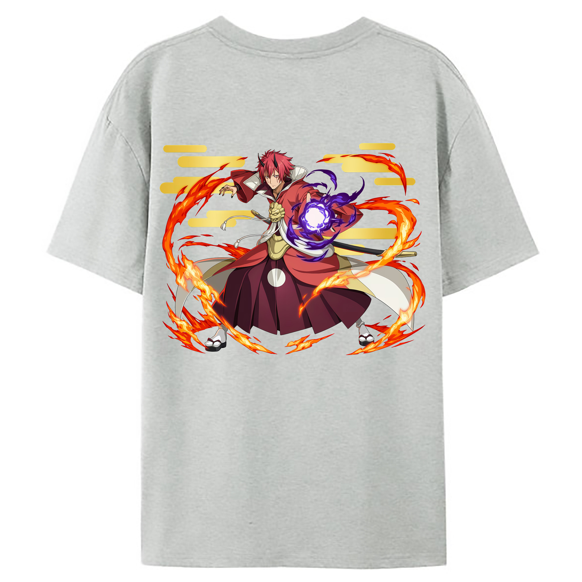 （画像用） 転スラ Regarding Reincarnated to Slime レディース半袖Tシャツ(バックプリント)