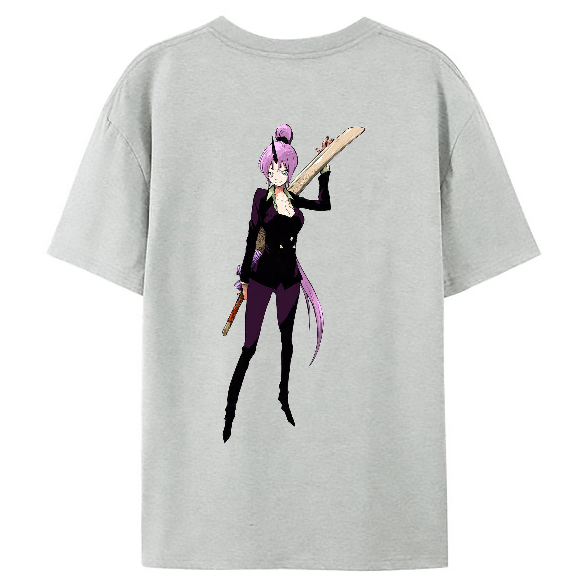 （画像用） 転スラ Regarding Reincarnated to Slime レディース半袖Tシャツ(バックプリント)