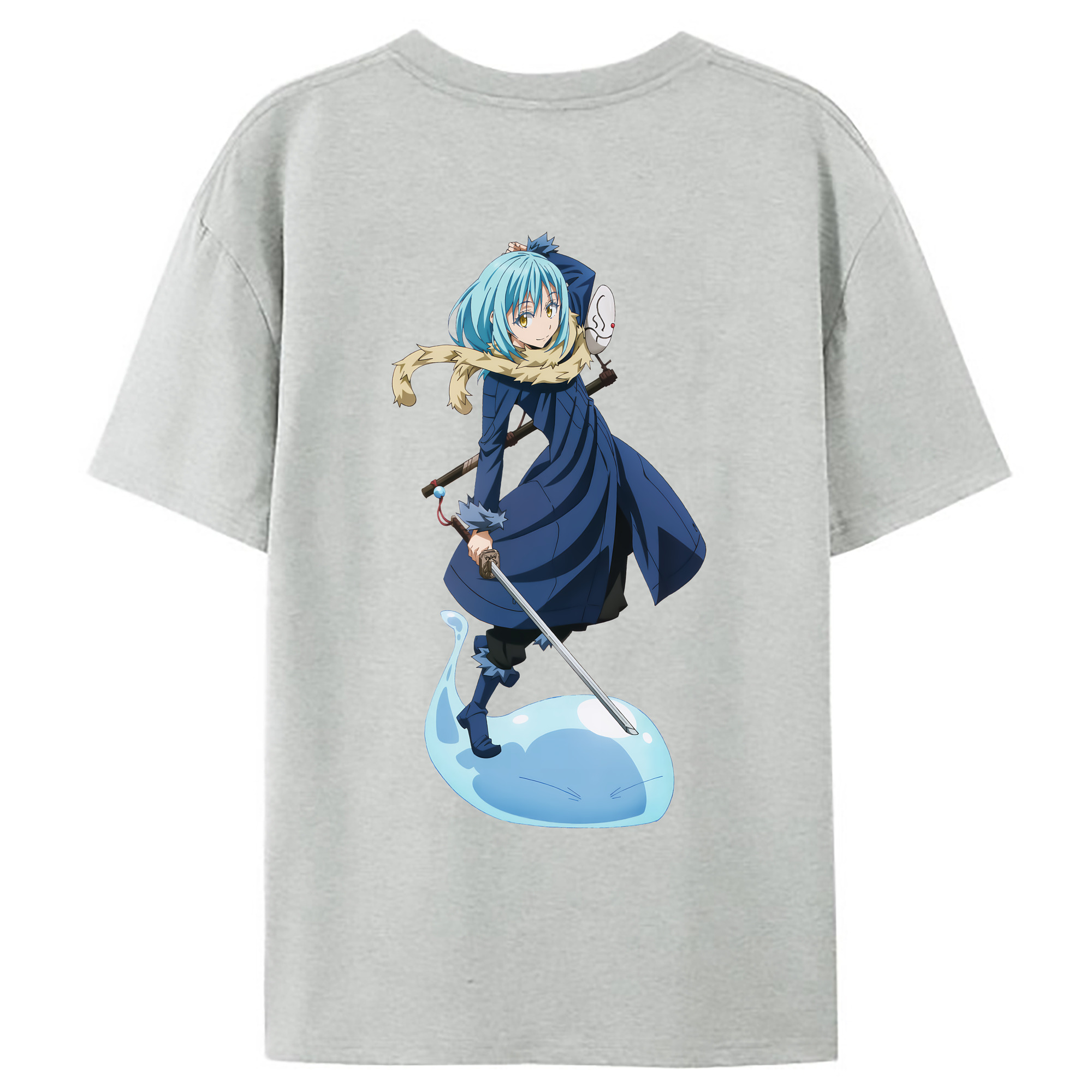（画像用） 転スラ Regarding Reincarnated to Slime レディース半袖Tシャツ(バックプリント)