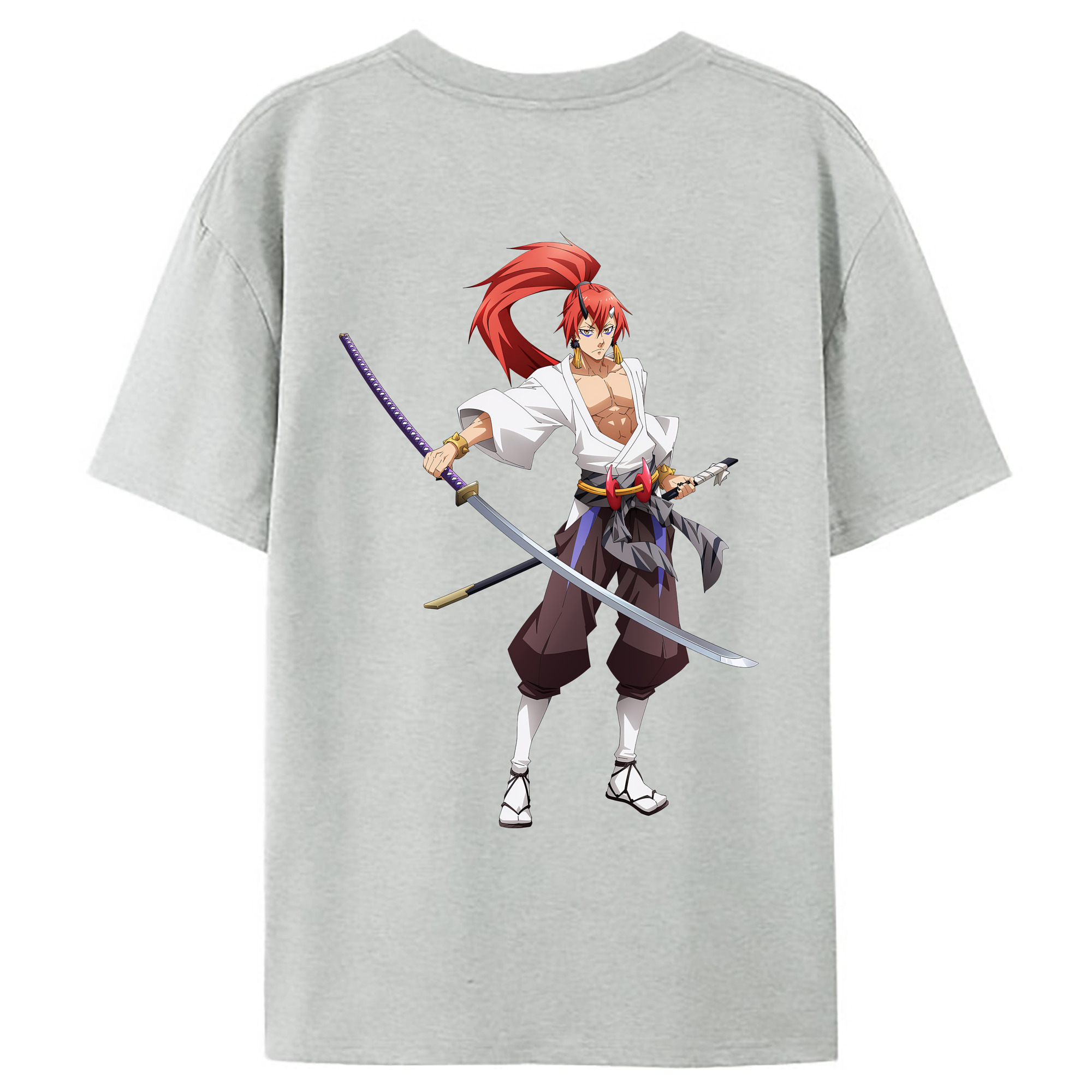 （画像用） 転スラ Regarding Reincarnated to Slime レディース半袖Tシャツ(バックプリント)