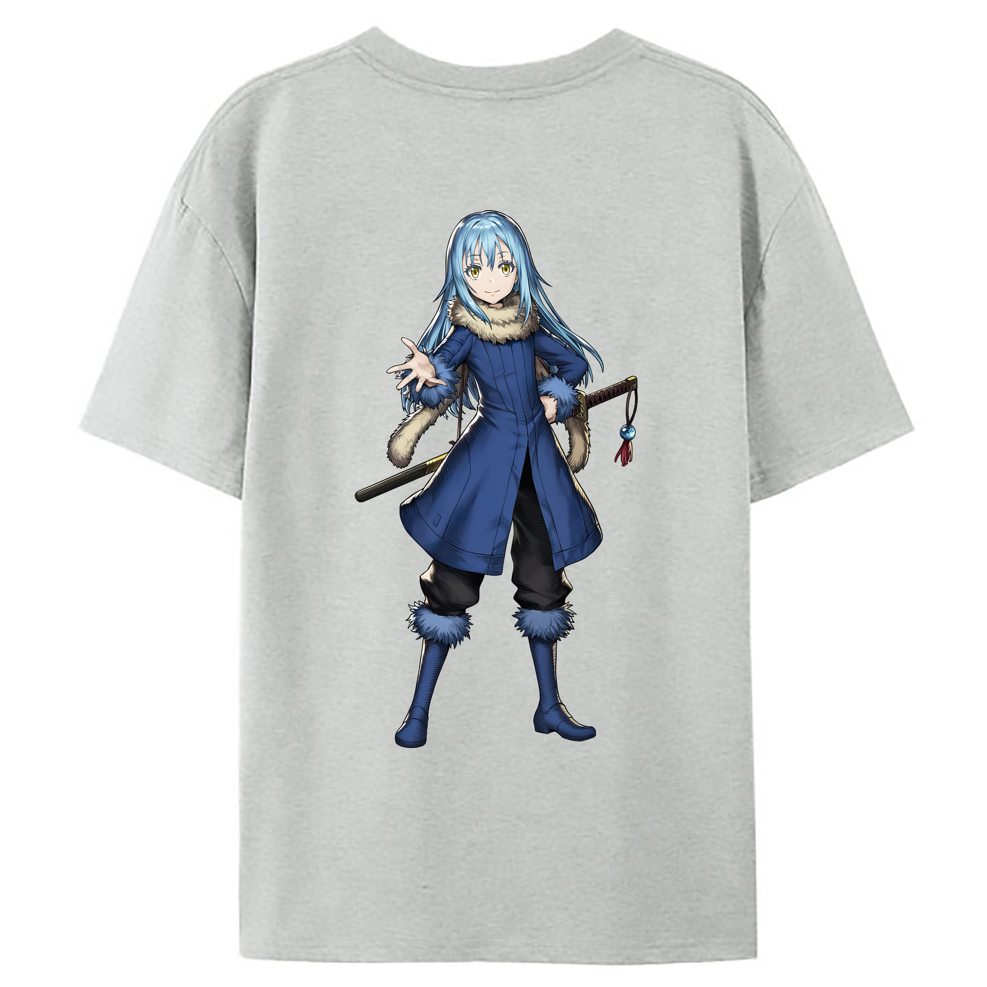 （画像用） 転スラ Regarding Reincarnated to Slime レディース半袖Tシャツ(バックプリント)