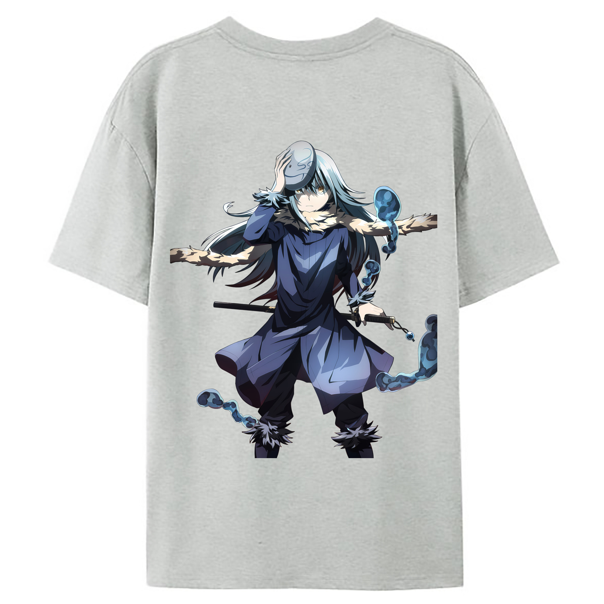 （画像用） 転スラ Regarding Reincarnated to Slime レディース半袖Tシャツ(バックプリント)