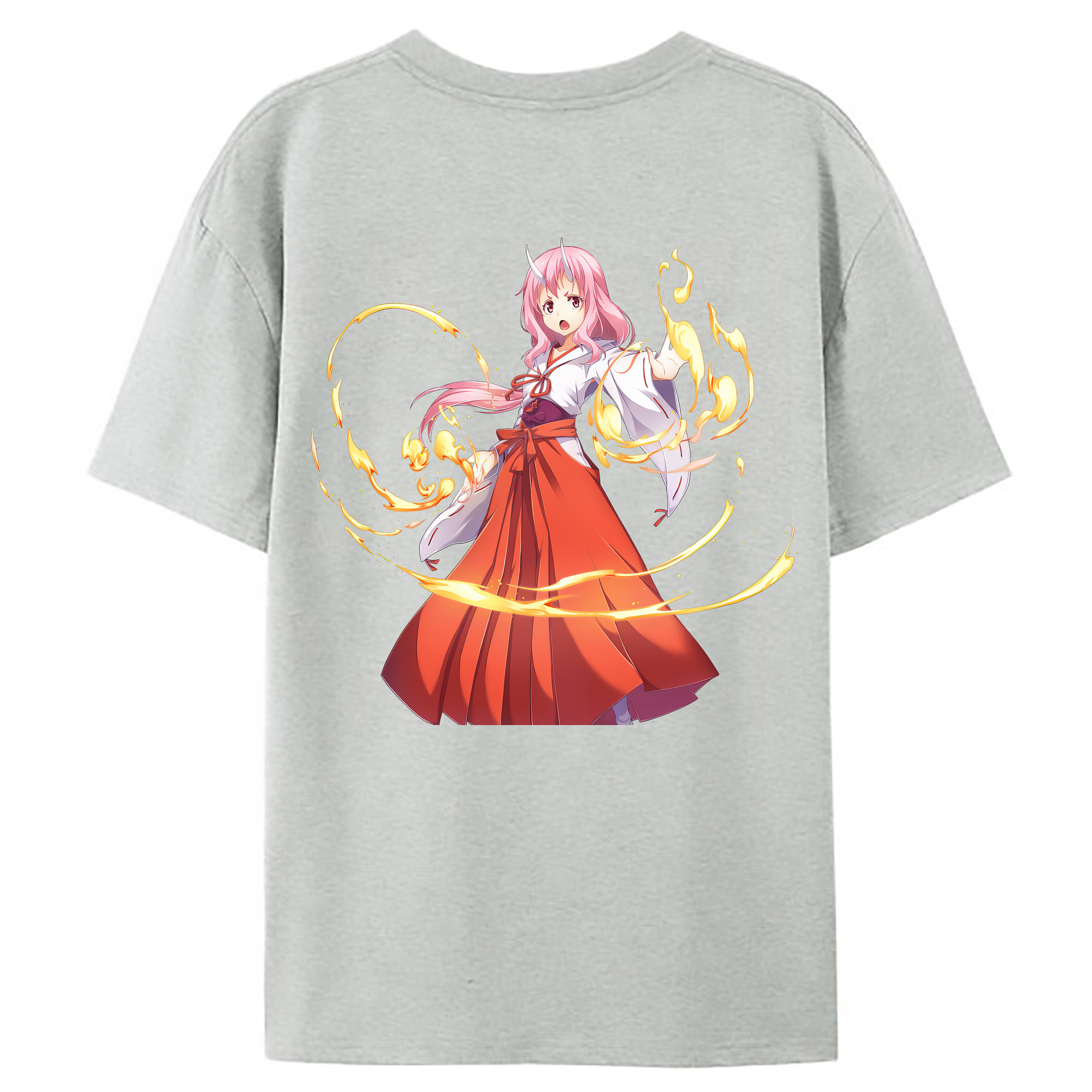 （画像用） 転スラ Regarding Reincarnated to Slime レディース半袖Tシャツ(バックプリント)