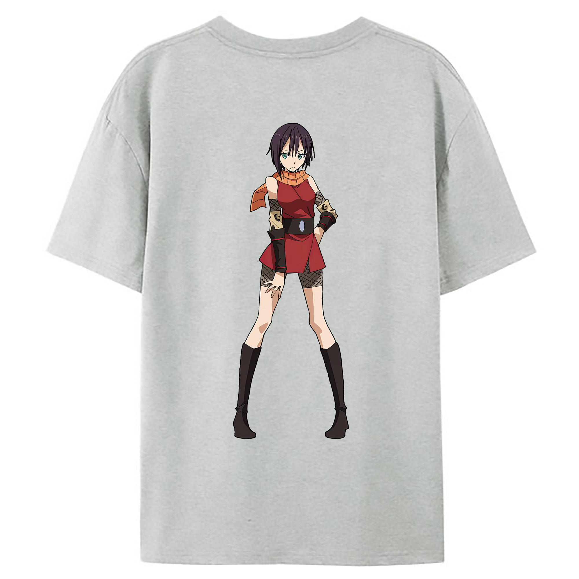 （画像用） 転スラ Regarding Reincarnated to Slime レディース半袖Tシャツ(バックプリント)