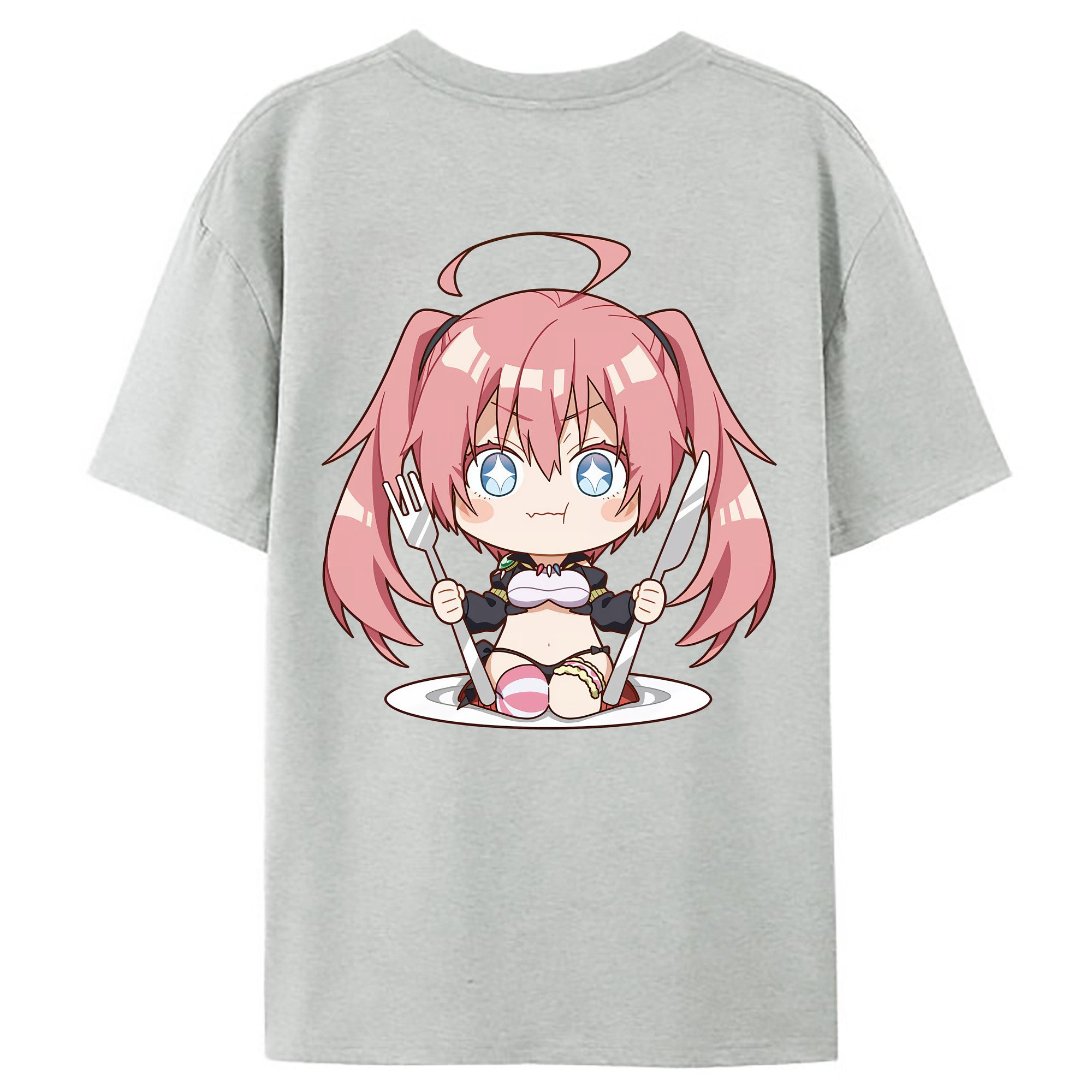 （画像用） 転スラ Regarding Reincarnated to Slime レディース半袖Tシャツ(バックプリント)