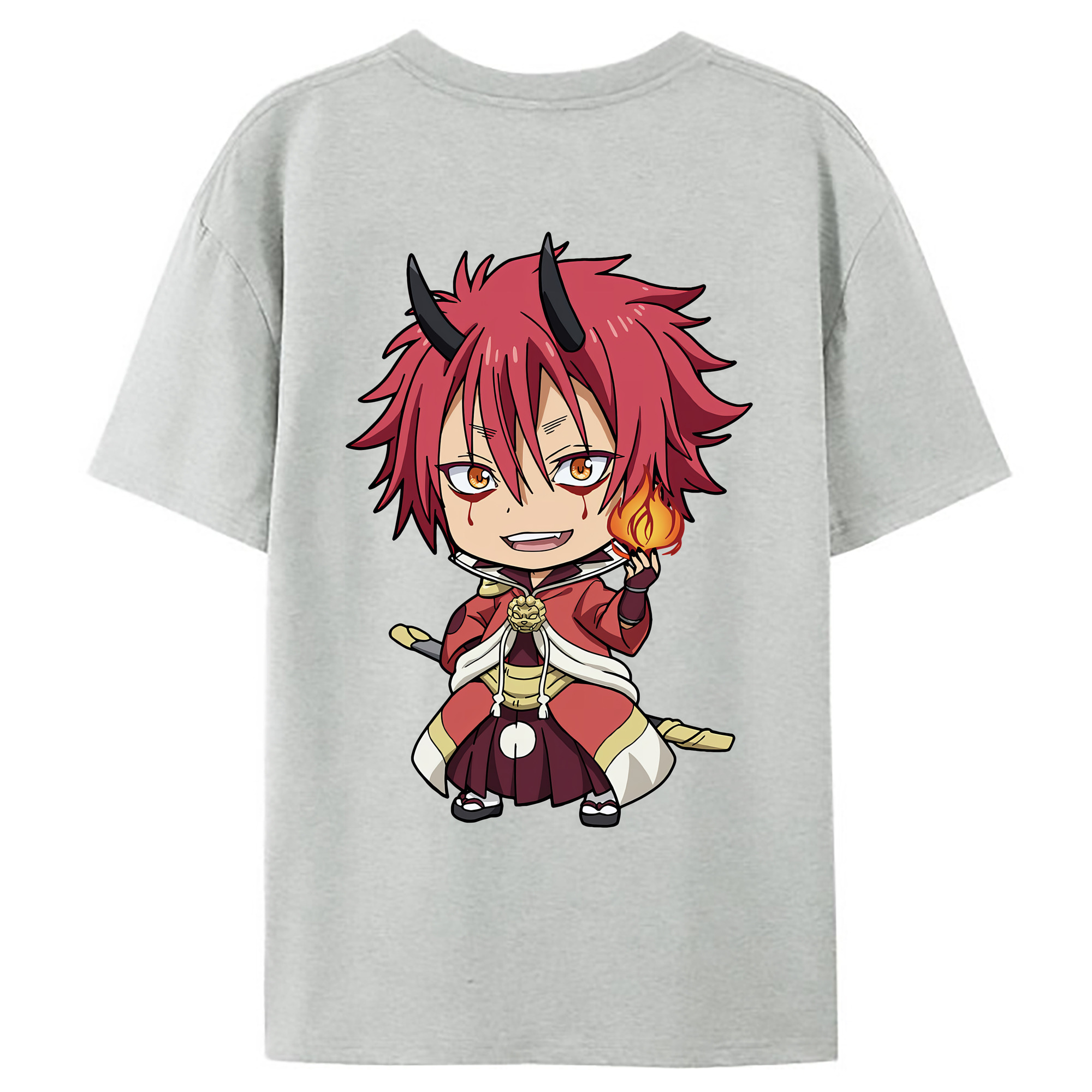 （画像用） 転スラ Regarding Reincarnated to Slime レディース半袖Tシャツ(バックプリント)