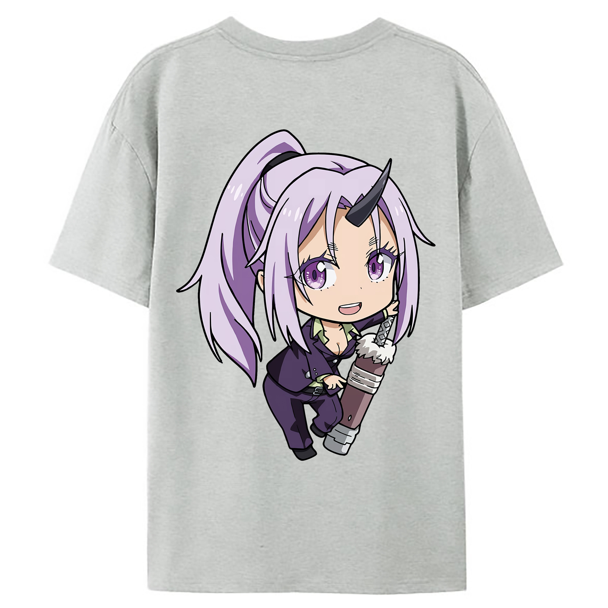 （画像用） 転スラ Regarding Reincarnated to Slime レディース半袖Tシャツ(バックプリント)