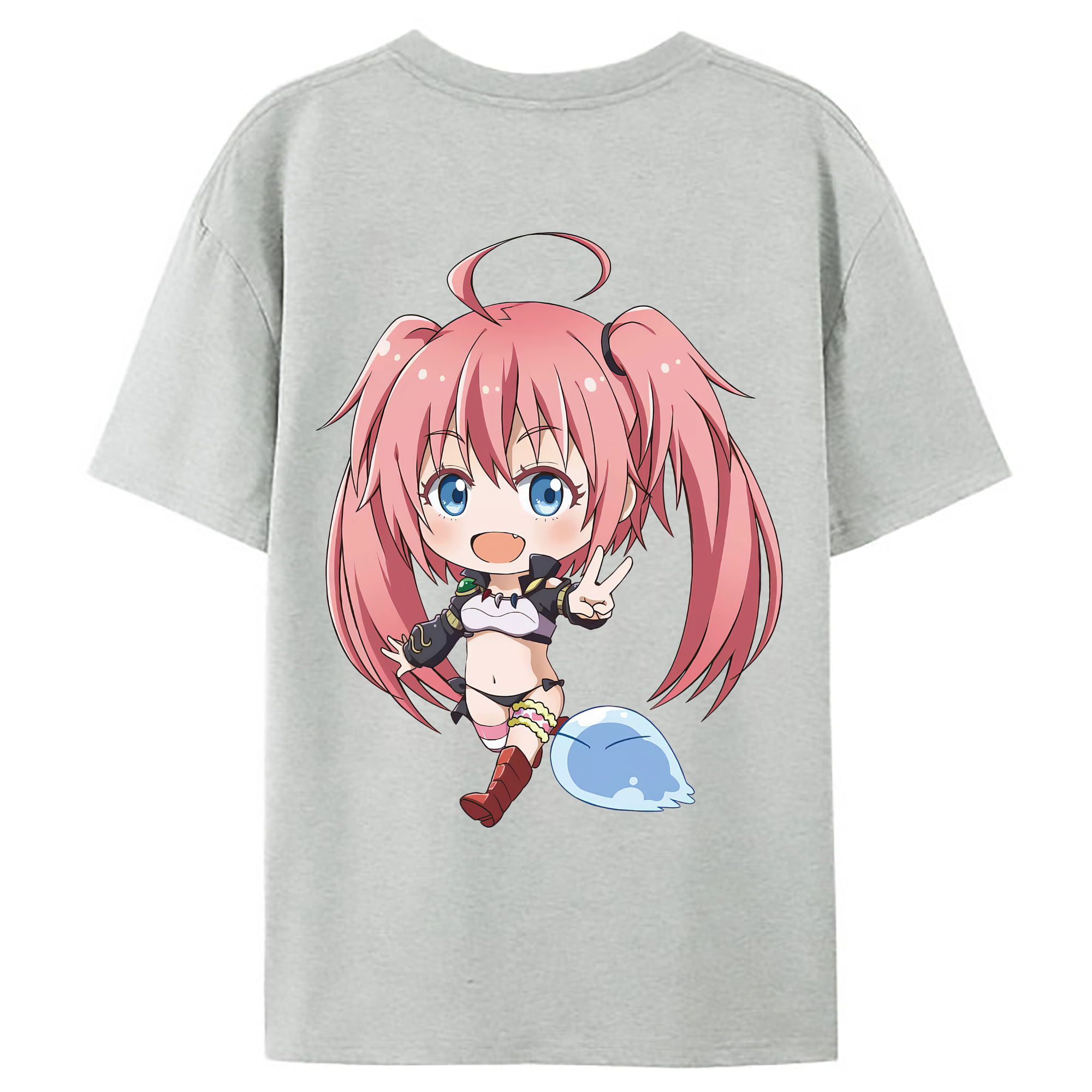 （画像用） 転スラ Regarding Reincarnated to Slime レディース半袖Tシャツ(バックプリント)