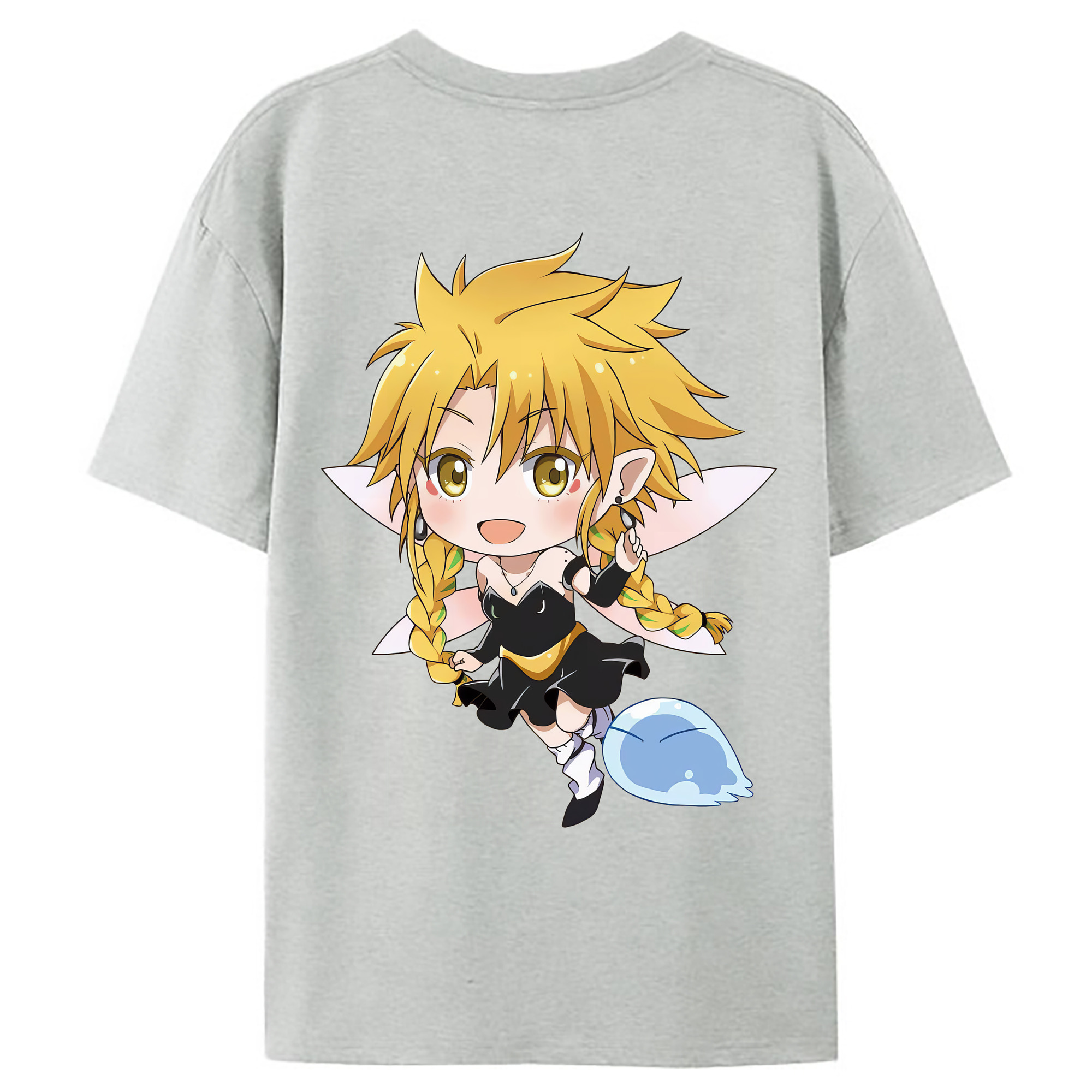 （画像用） 転スラ Regarding Reincarnated to Slime レディース半袖Tシャツ(バックプリント)