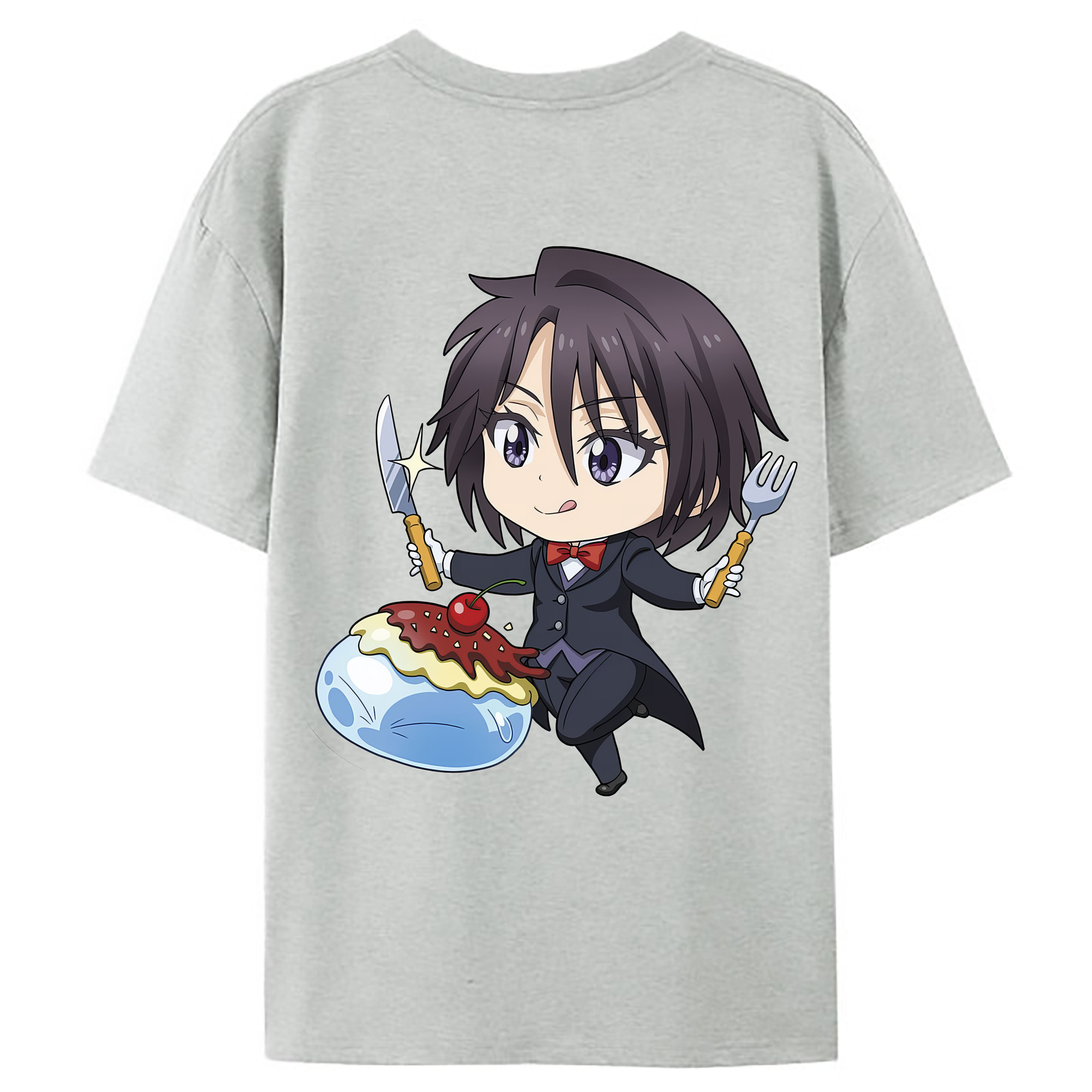 （画像用） 転スラ Regarding Reincarnated to Slime レディース半袖Tシャツ(バックプリント)