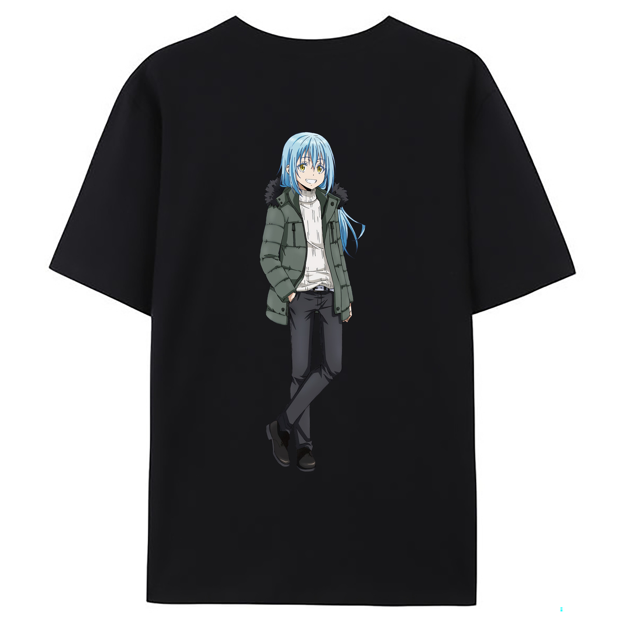 （画像用） 転スラ Regarding Reincarnated to Slime レディース半袖Tシャツ(バックプリント)