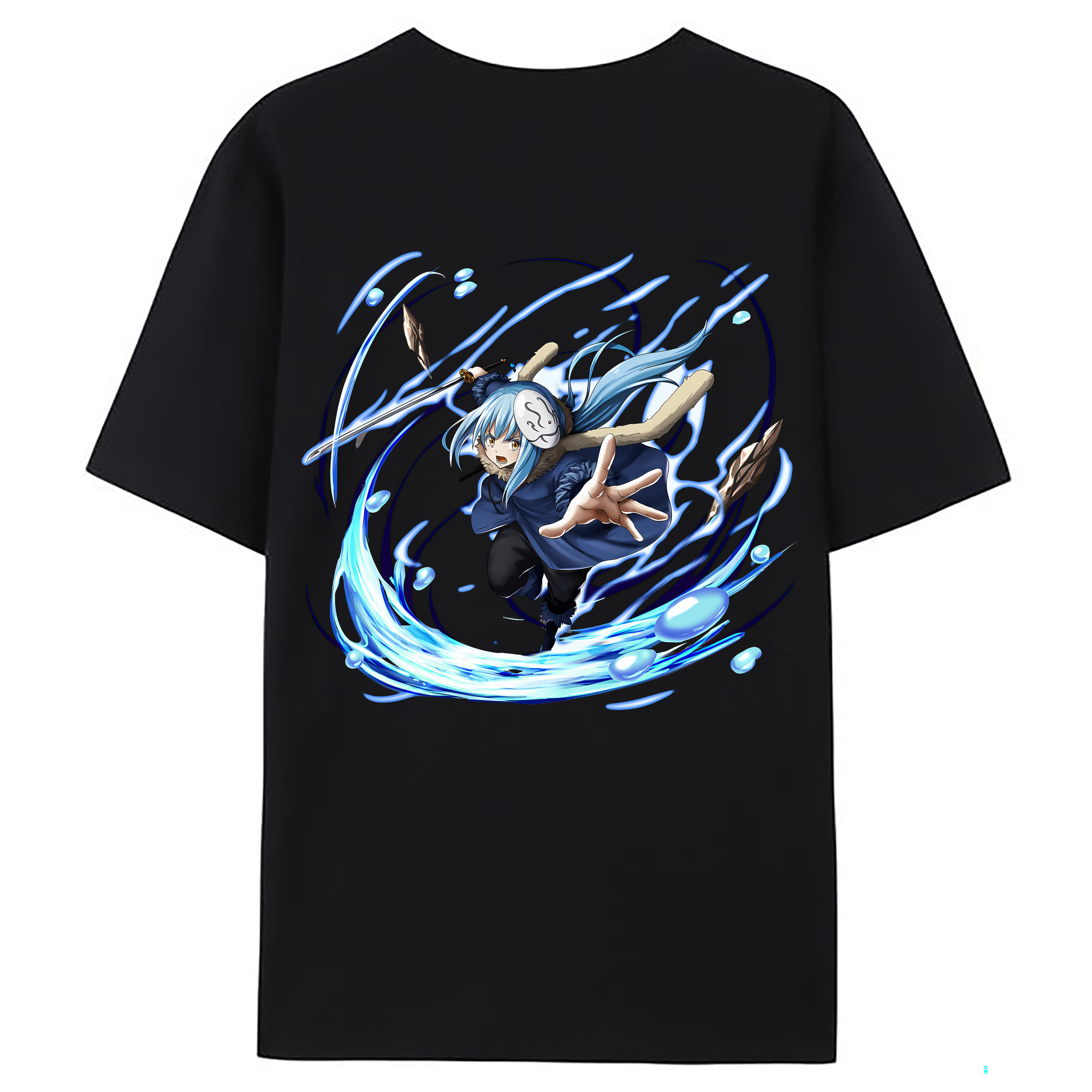 （画像用） 転スラ Regarding Reincarnated to Slime レディース半袖Tシャツ(バックプリント)
