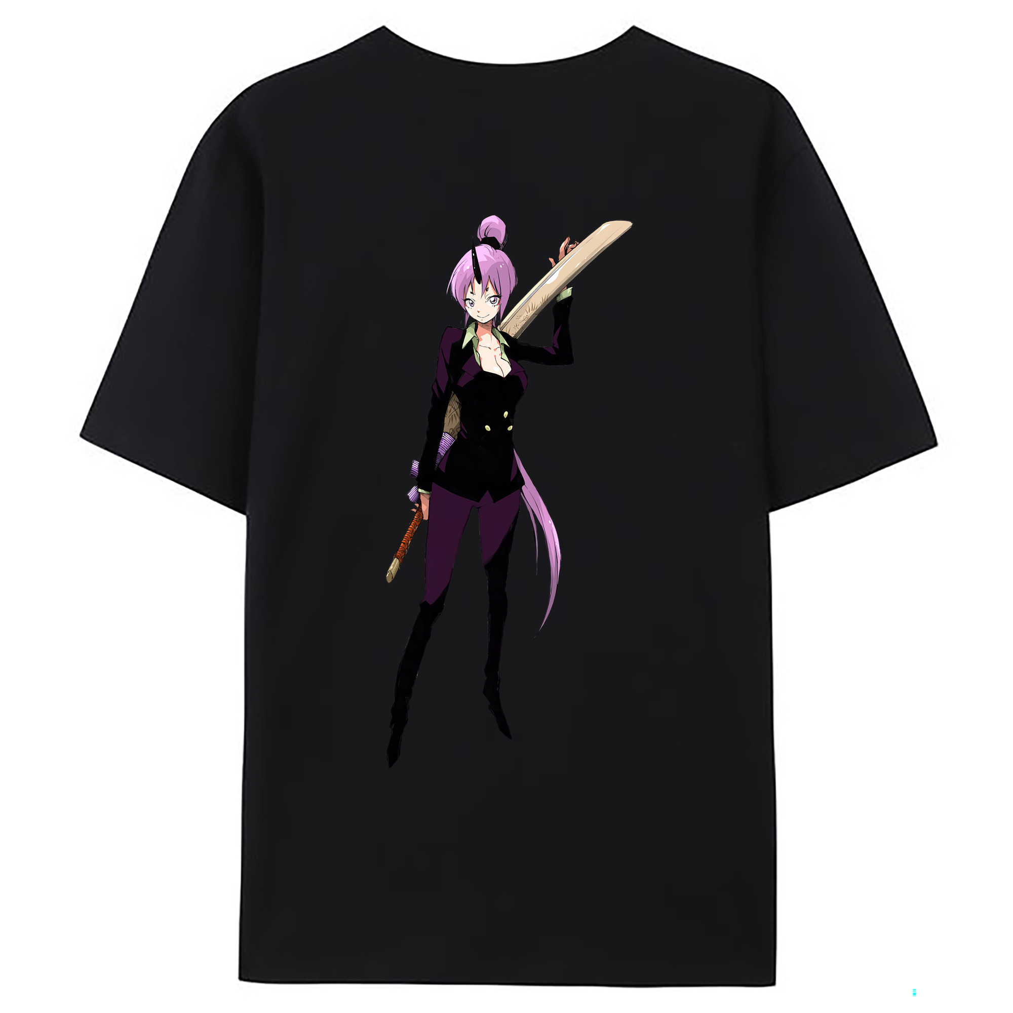 （画像用） 転スラ Regarding Reincarnated to Slime レディース半袖Tシャツ(バックプリント)