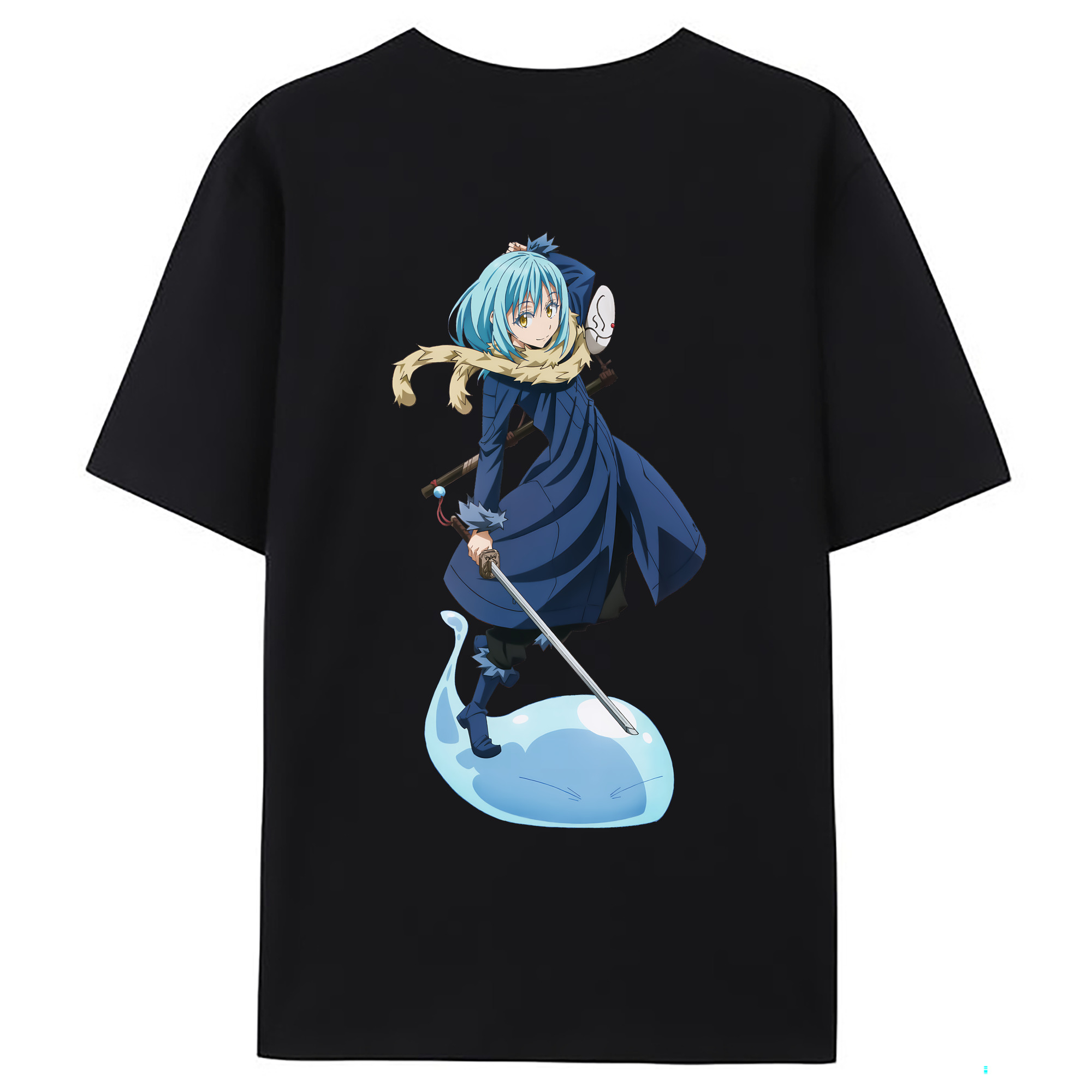 （画像用） 転スラ Regarding Reincarnated to Slime レディース半袖Tシャツ(バックプリント)