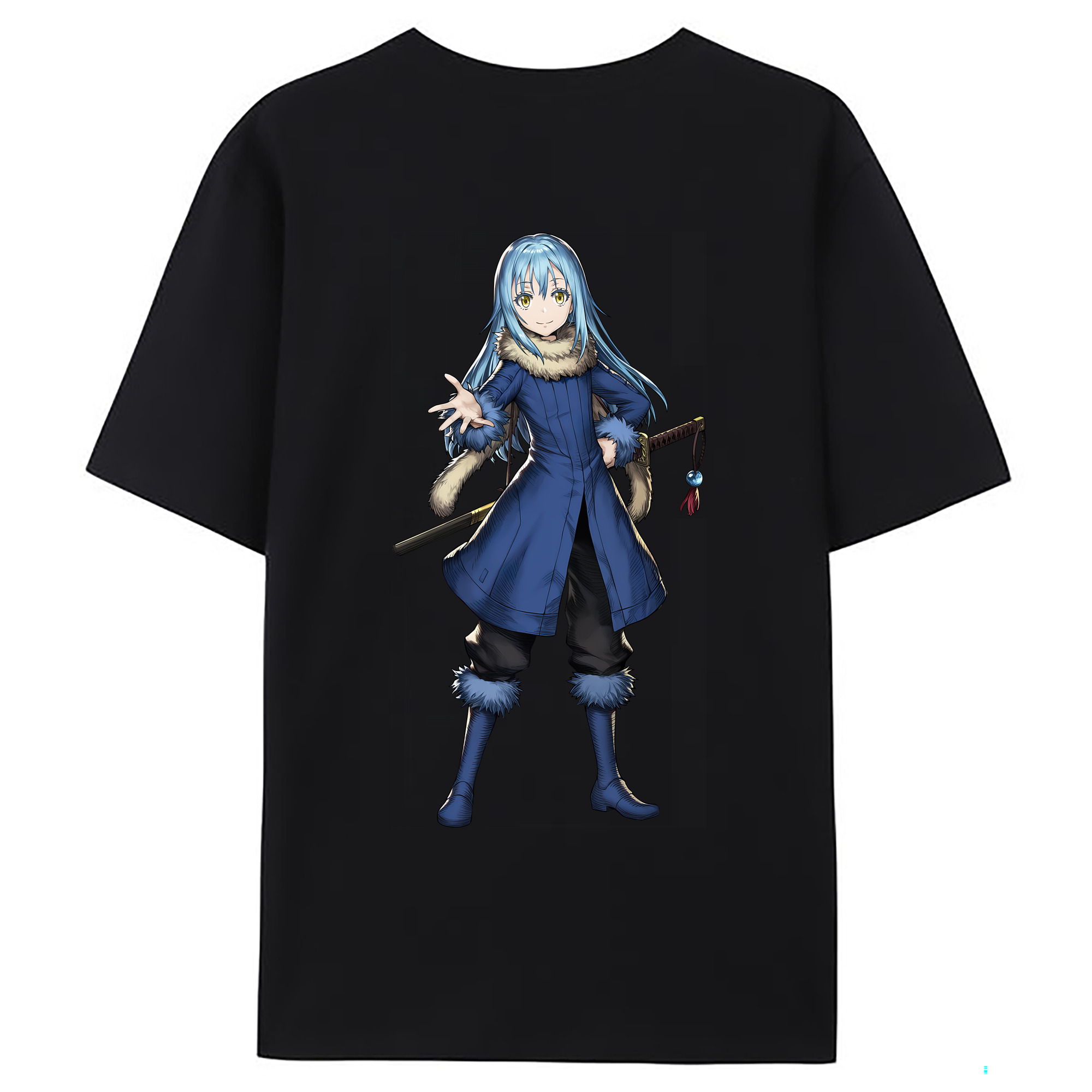 （画像用） 転スラ Regarding Reincarnated to Slime レディース半袖Tシャツ(バックプリント)