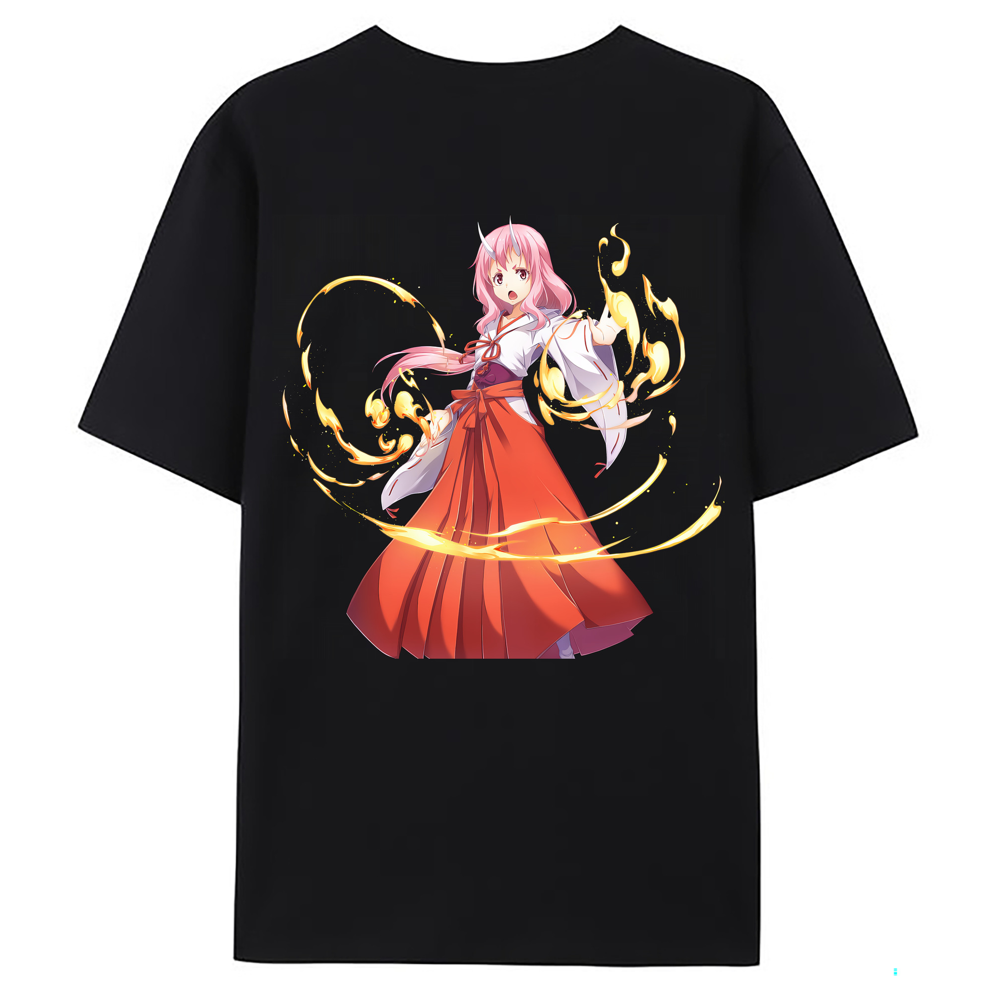 （画像用） 転スラ Regarding Reincarnated to Slime レディース半袖Tシャツ(バックプリント)