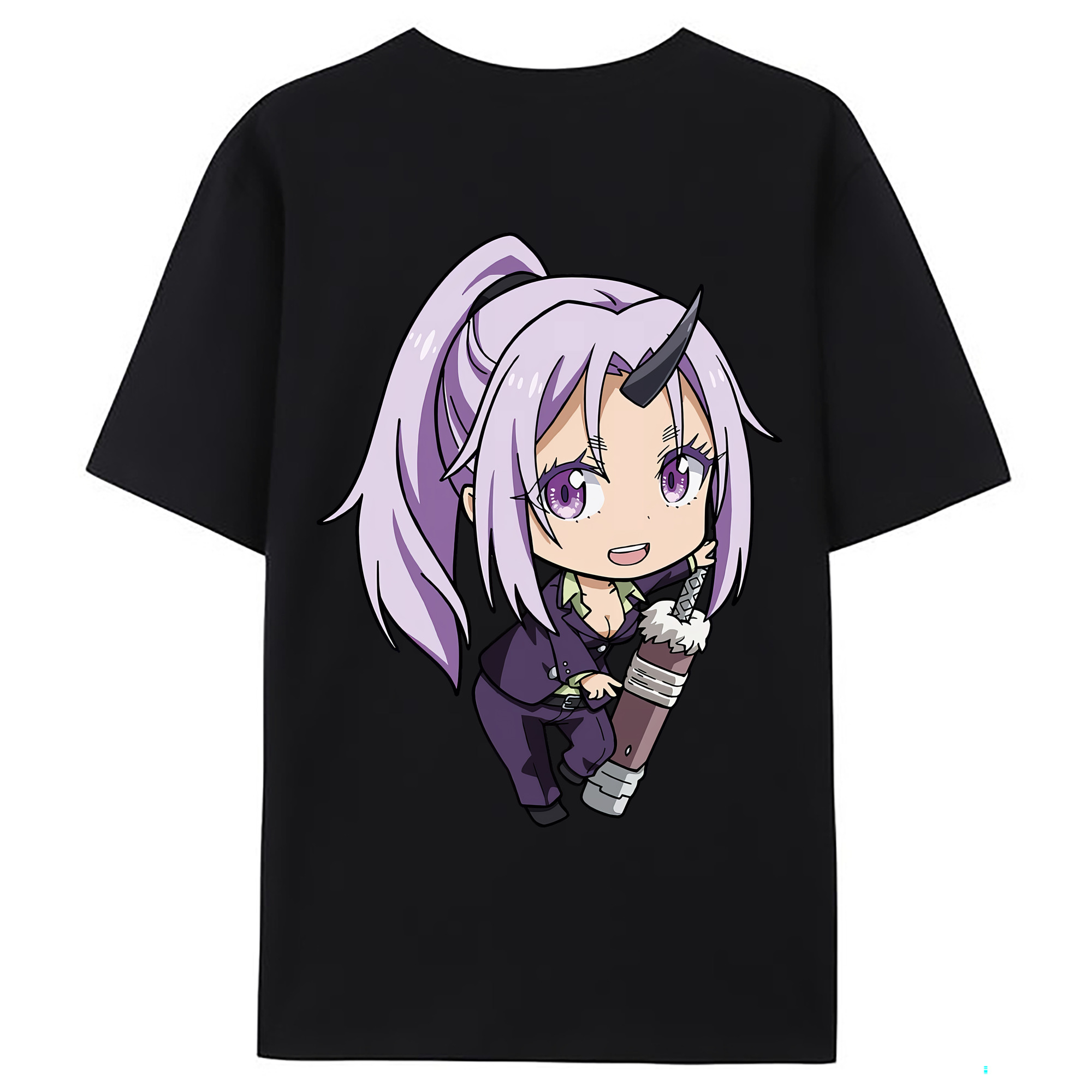 （画像用） 転スラ Regarding Reincarnated to Slime レディース半袖Tシャツ(バックプリント)