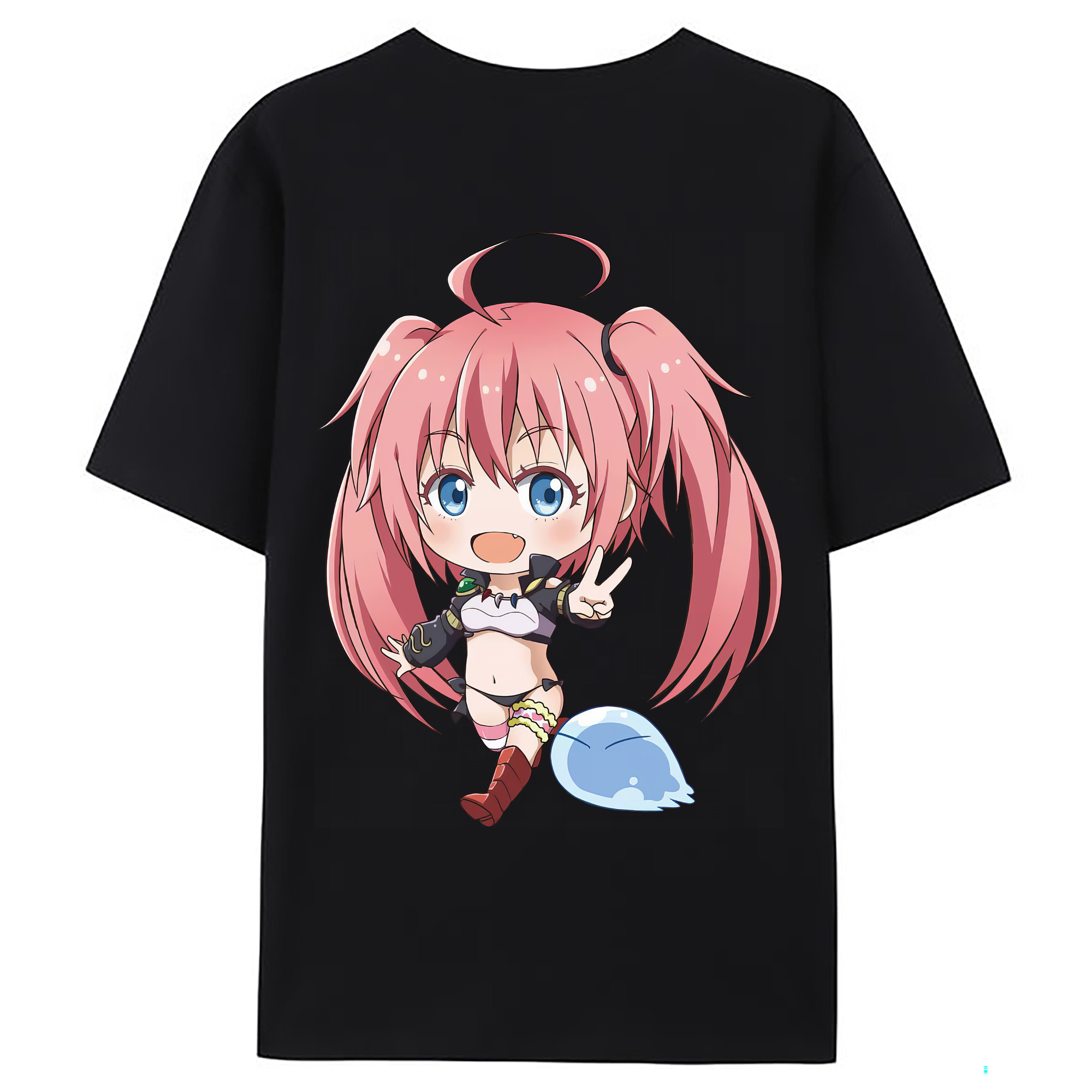 （画像用） 転スラ Regarding Reincarnated to Slime レディース半袖Tシャツ(バックプリント)